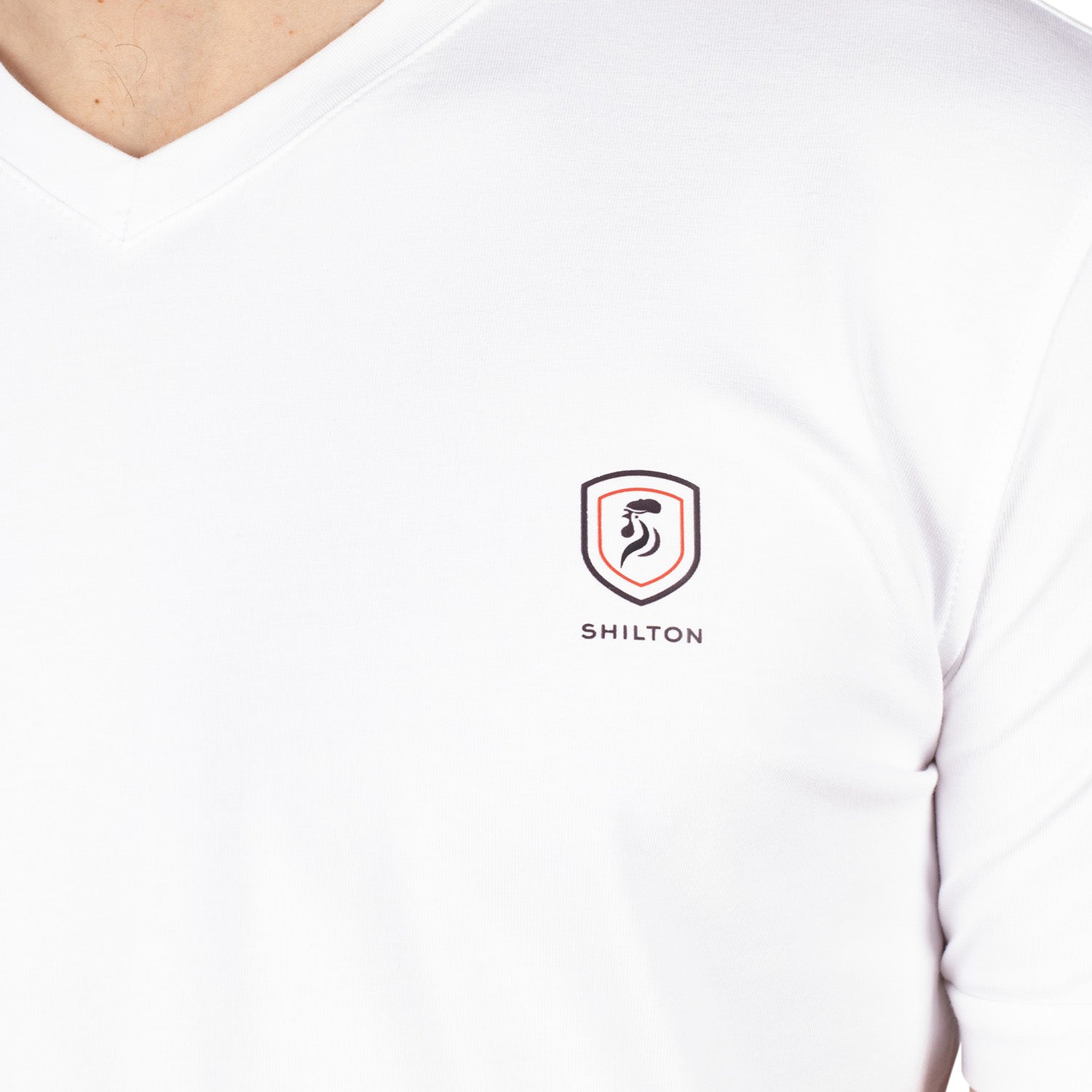 T-shirt basic blason print