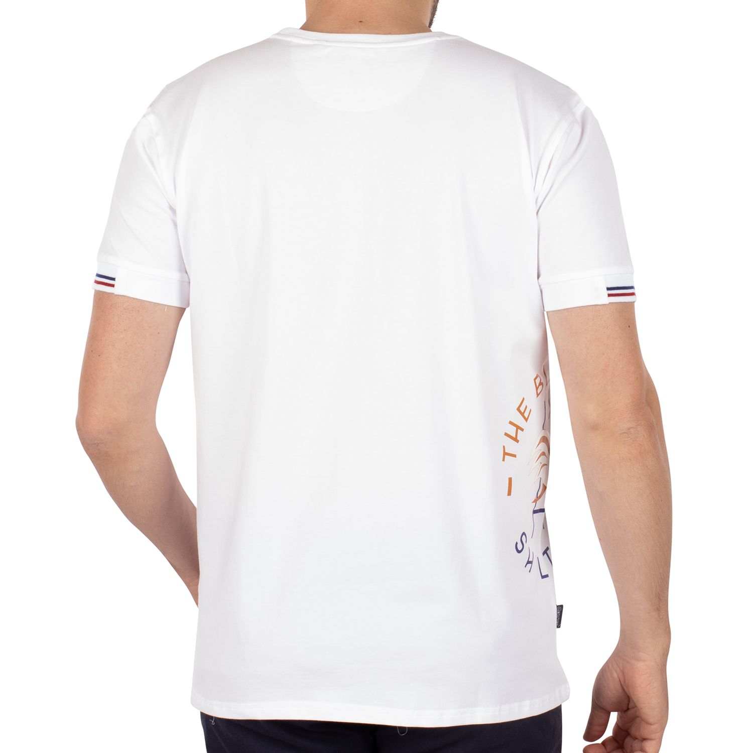 T-shirt rugby blue side