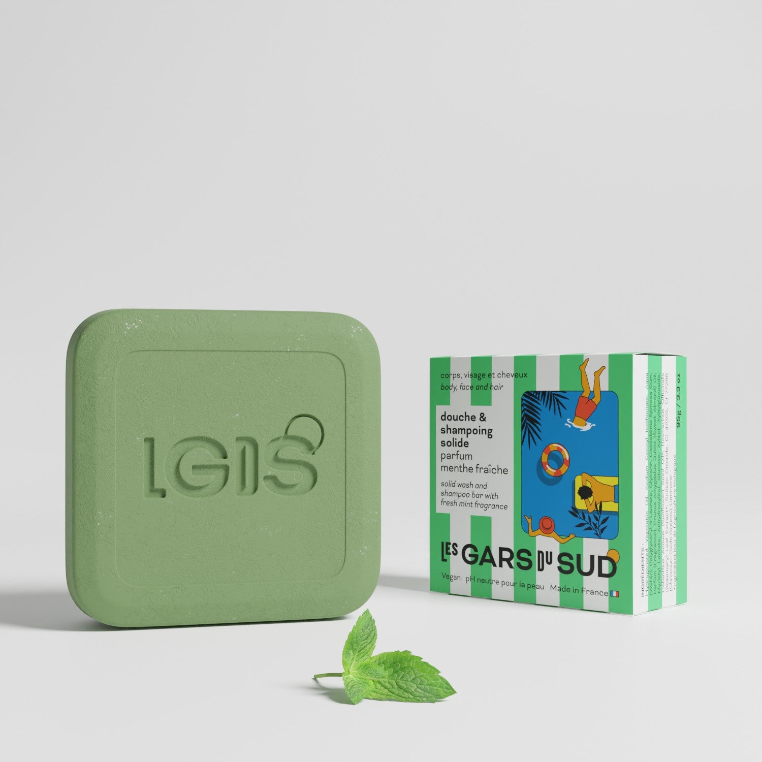 Gel douche 3 en 1 menthe
