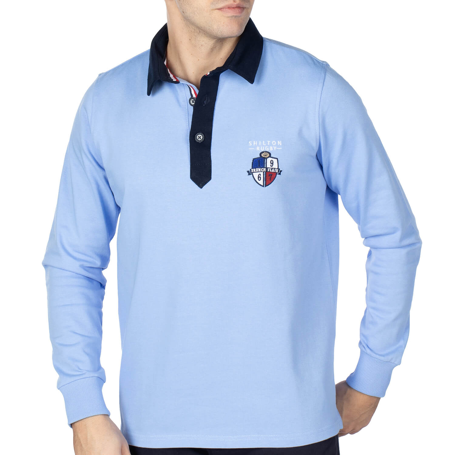 Polo Rugby French Flair Ciel