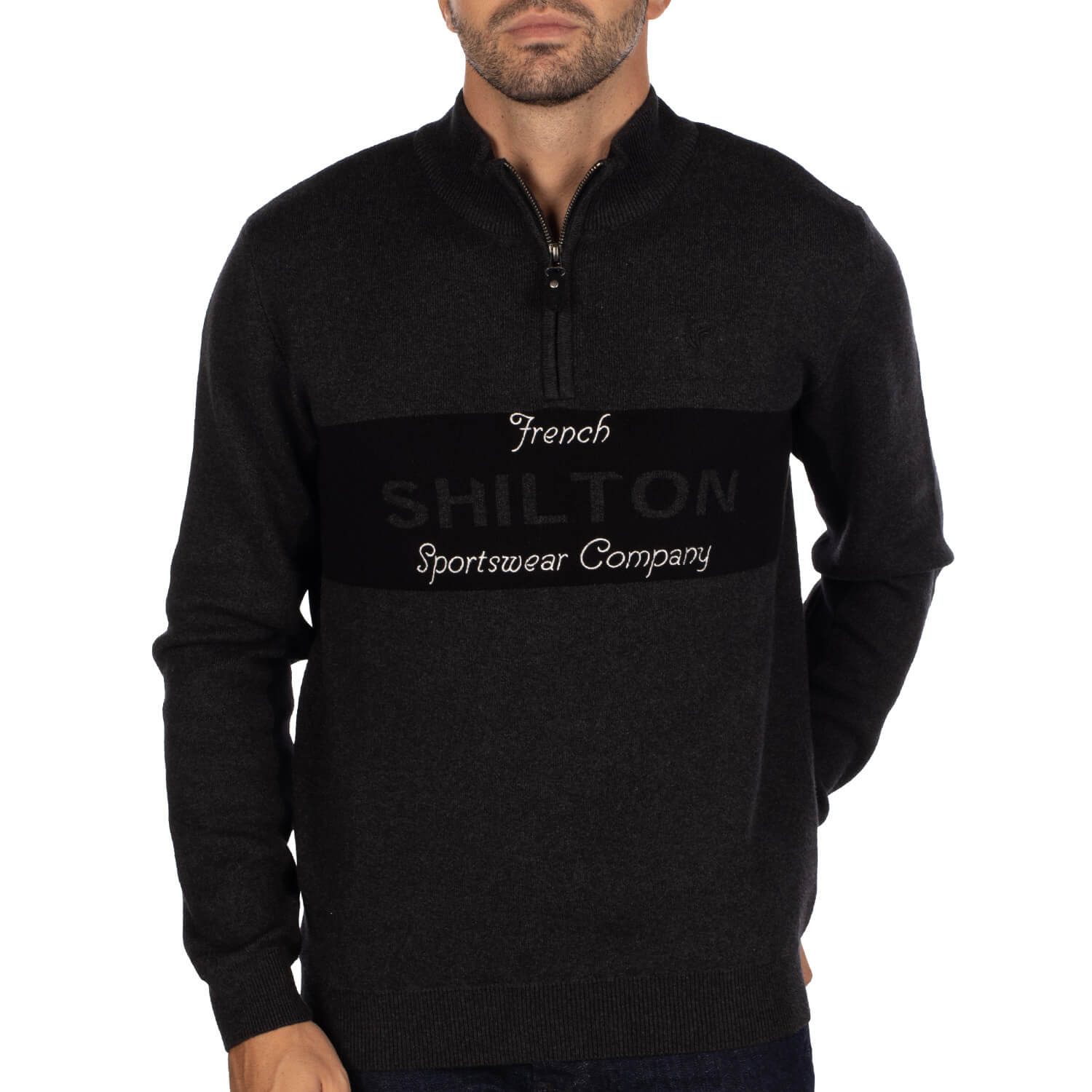 Pull camionneur bicolore