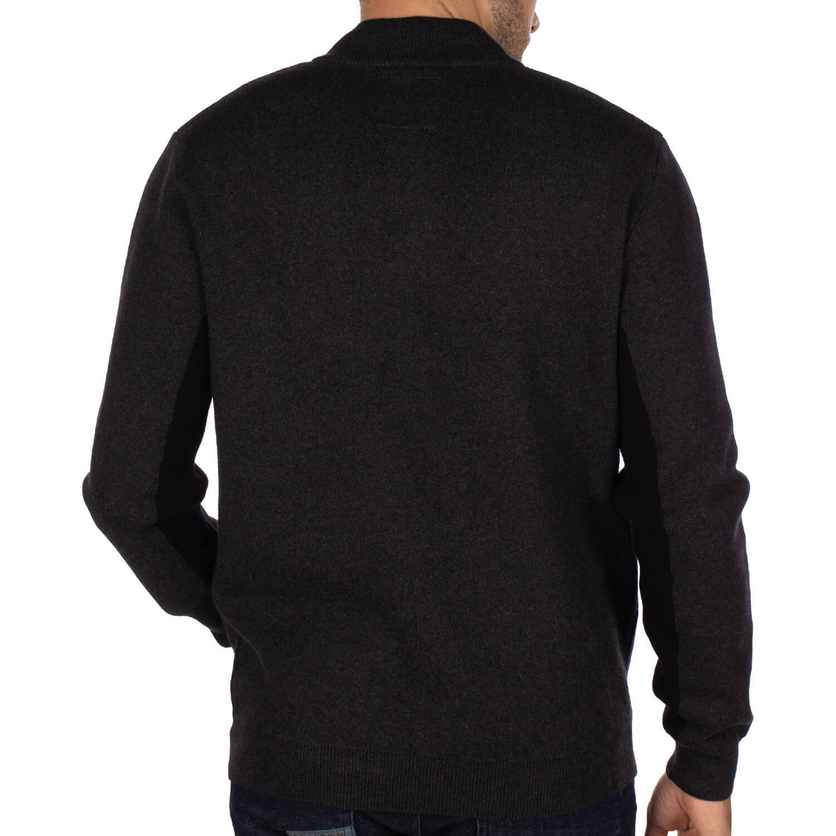 Pull Col V Homme Shilton Avec Coudières Fantaisies Broderie Class 67 - Coton Confortable, Coupe Droite