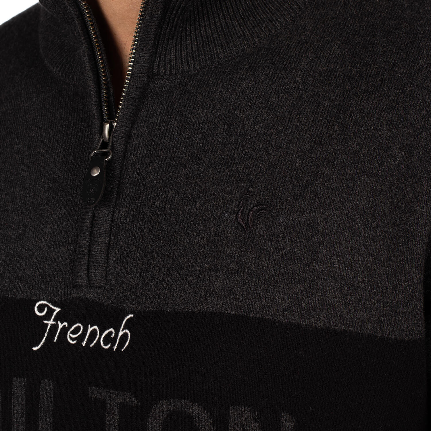 Pull camionneur bicolore