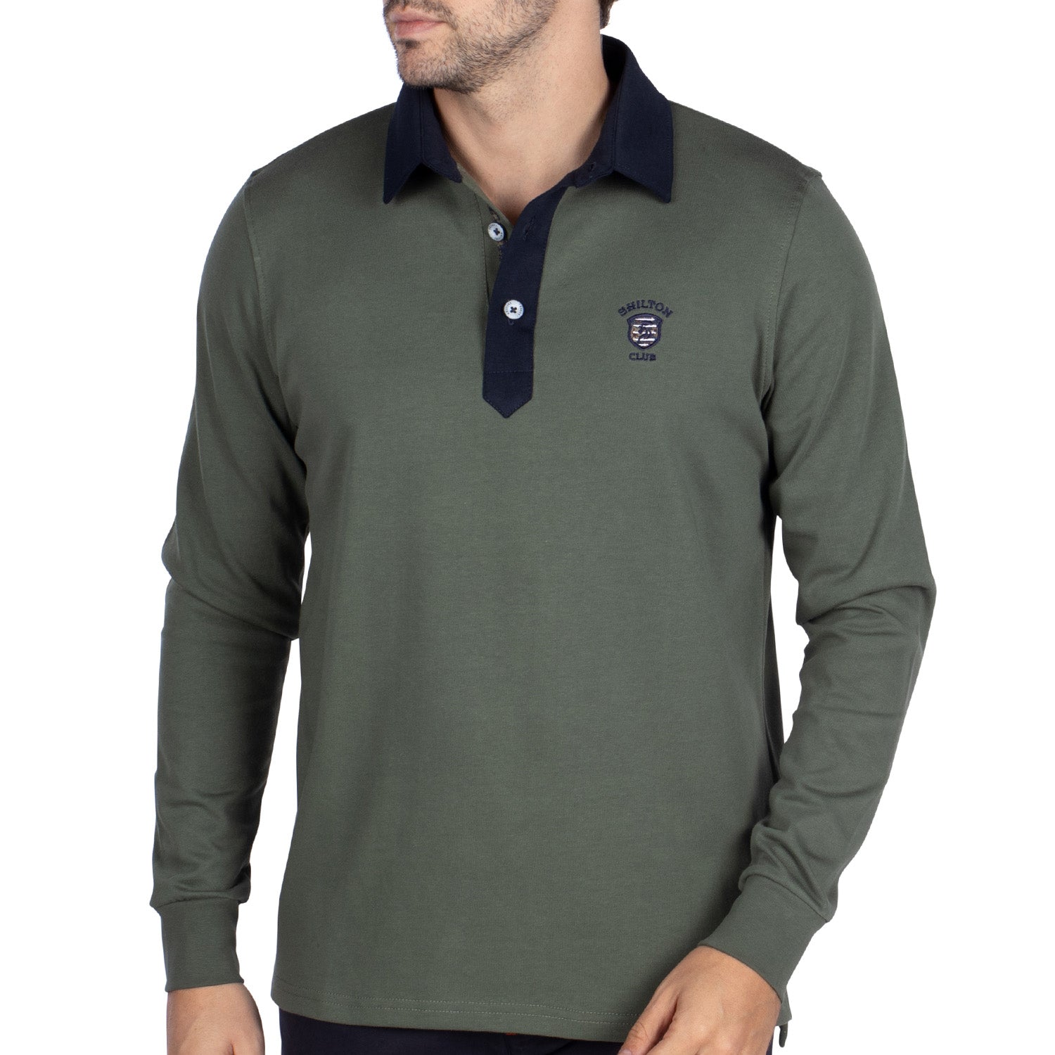 Polo basic fleuri