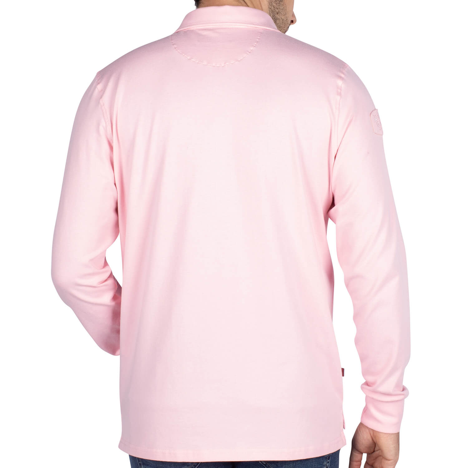 Polo basic relief Rose  - vu de dos - Shilton