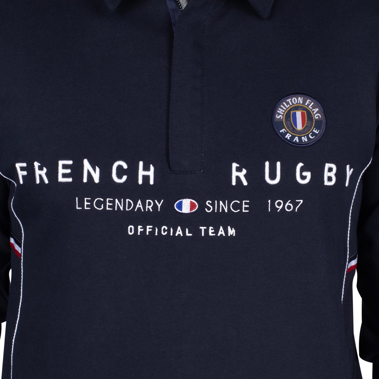 Polo French Rugby Ml Navy