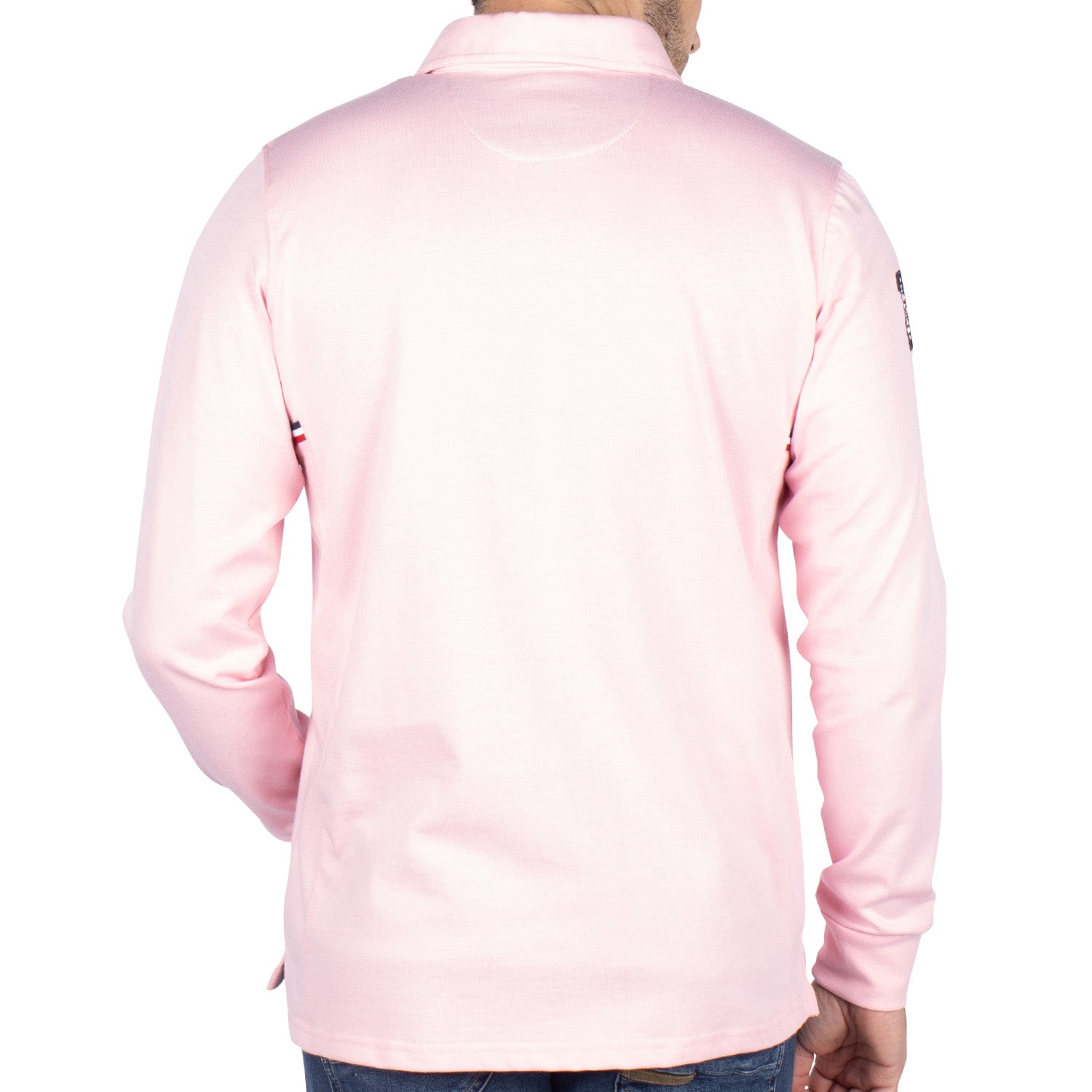 Polo French Rugby Ml Rose