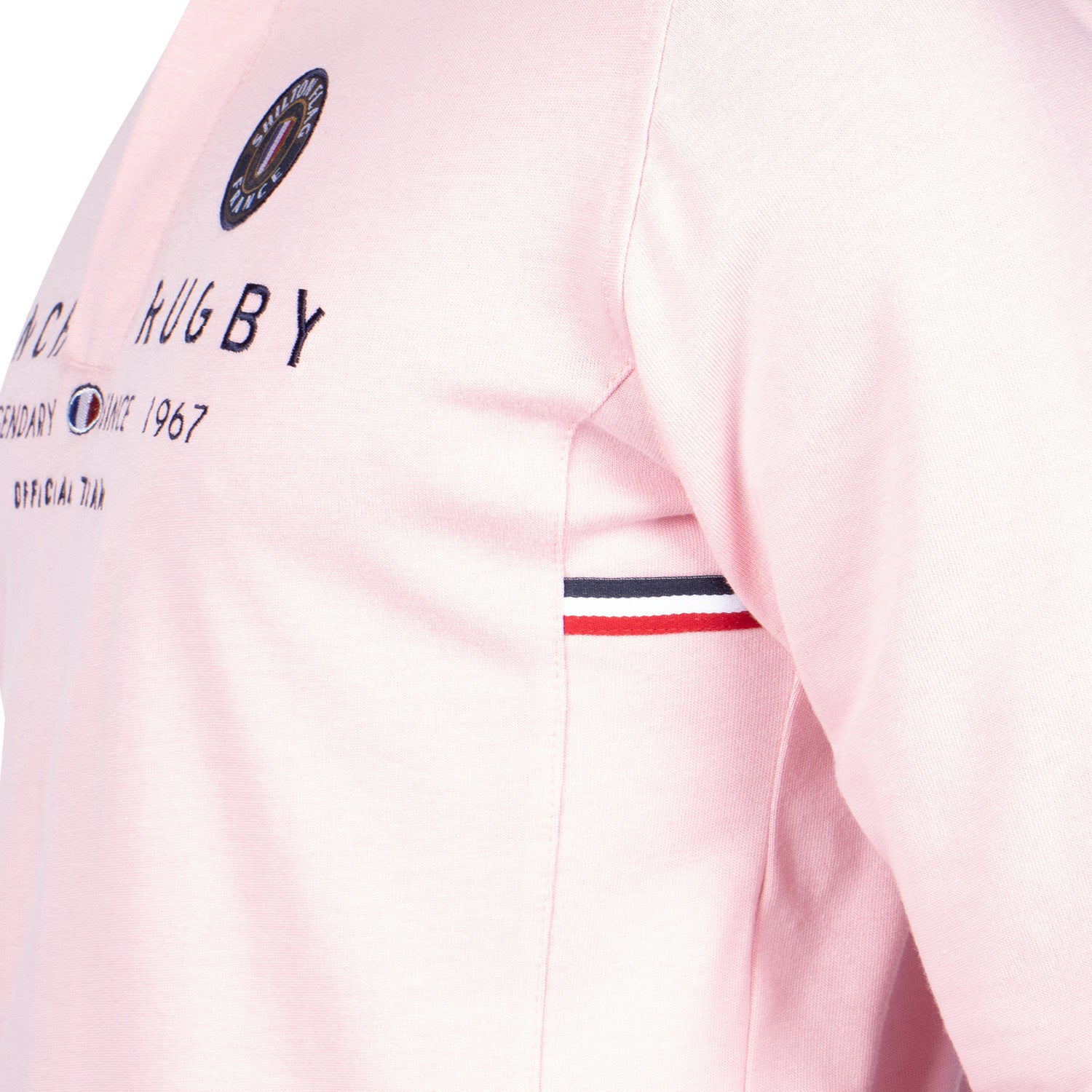 Polo French Rugby Ml Rose