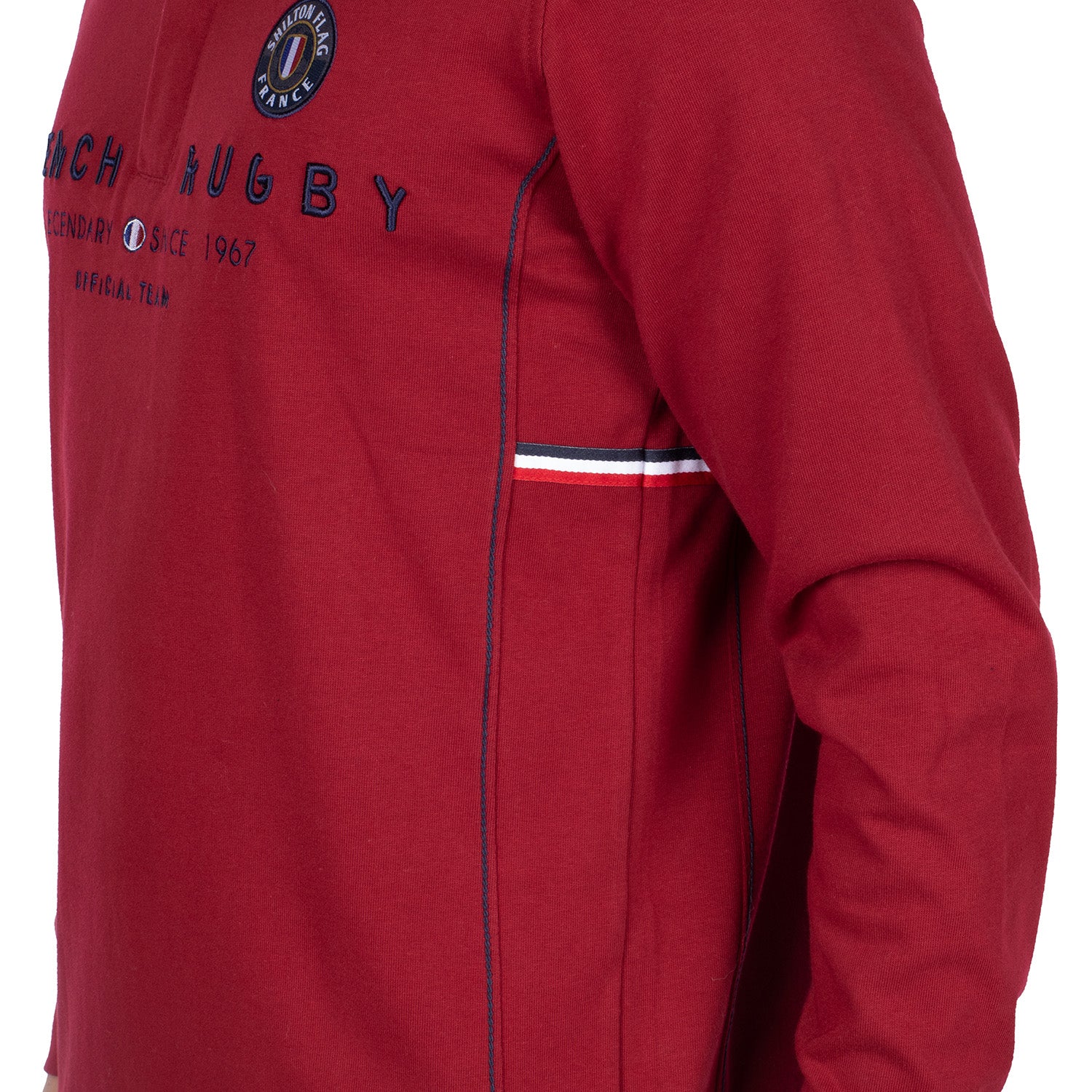 Polo French Rugby Ml Rouge