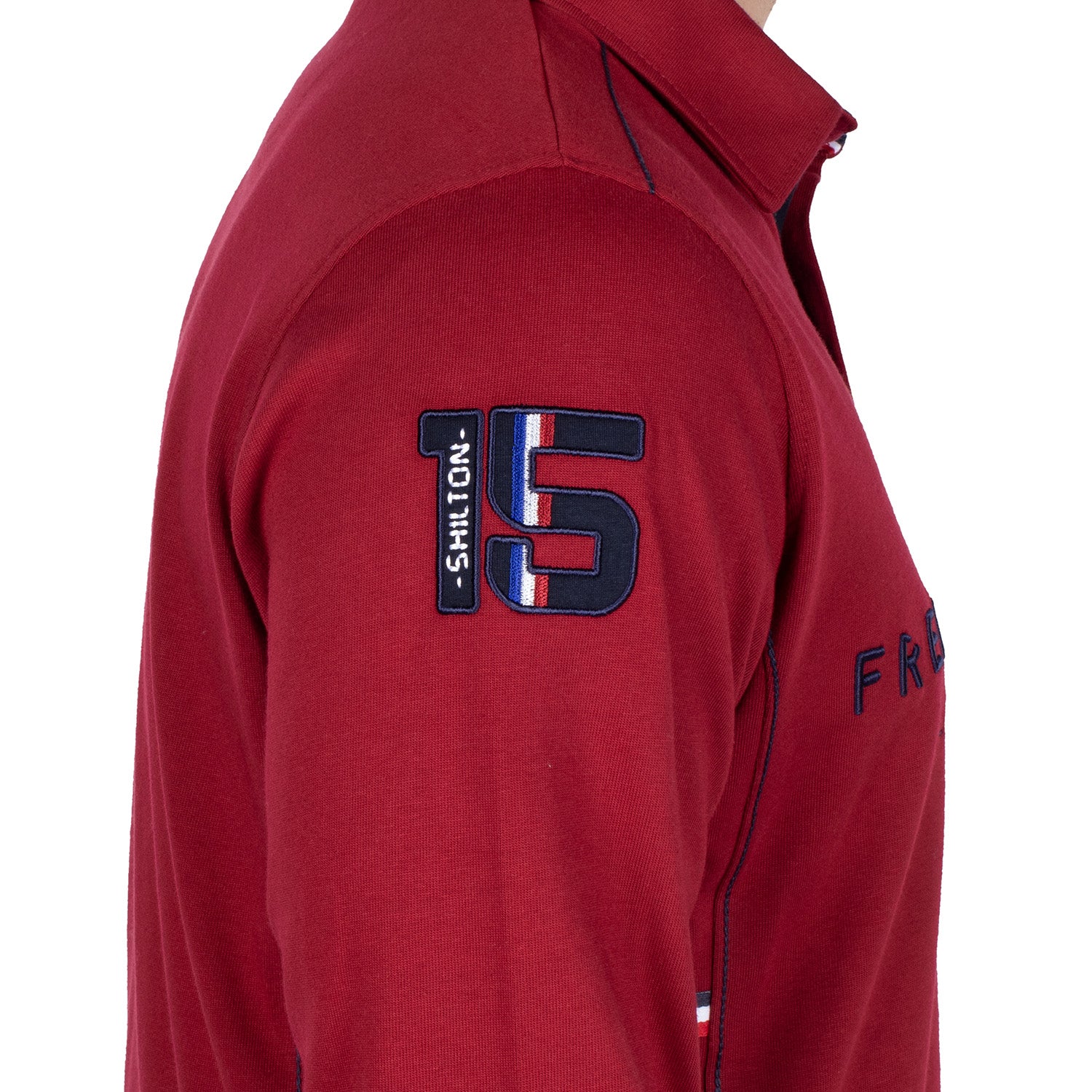 Polo French Rugby Ml Rouge