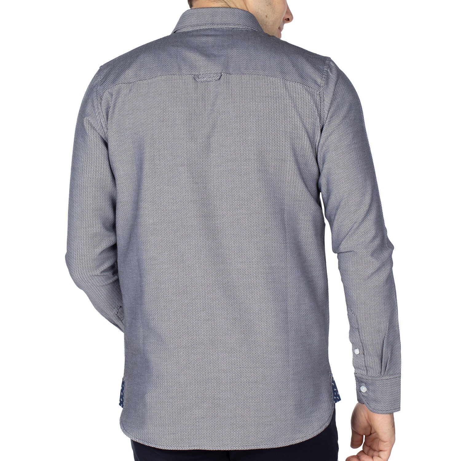 Chemise Ml Chevron Gris