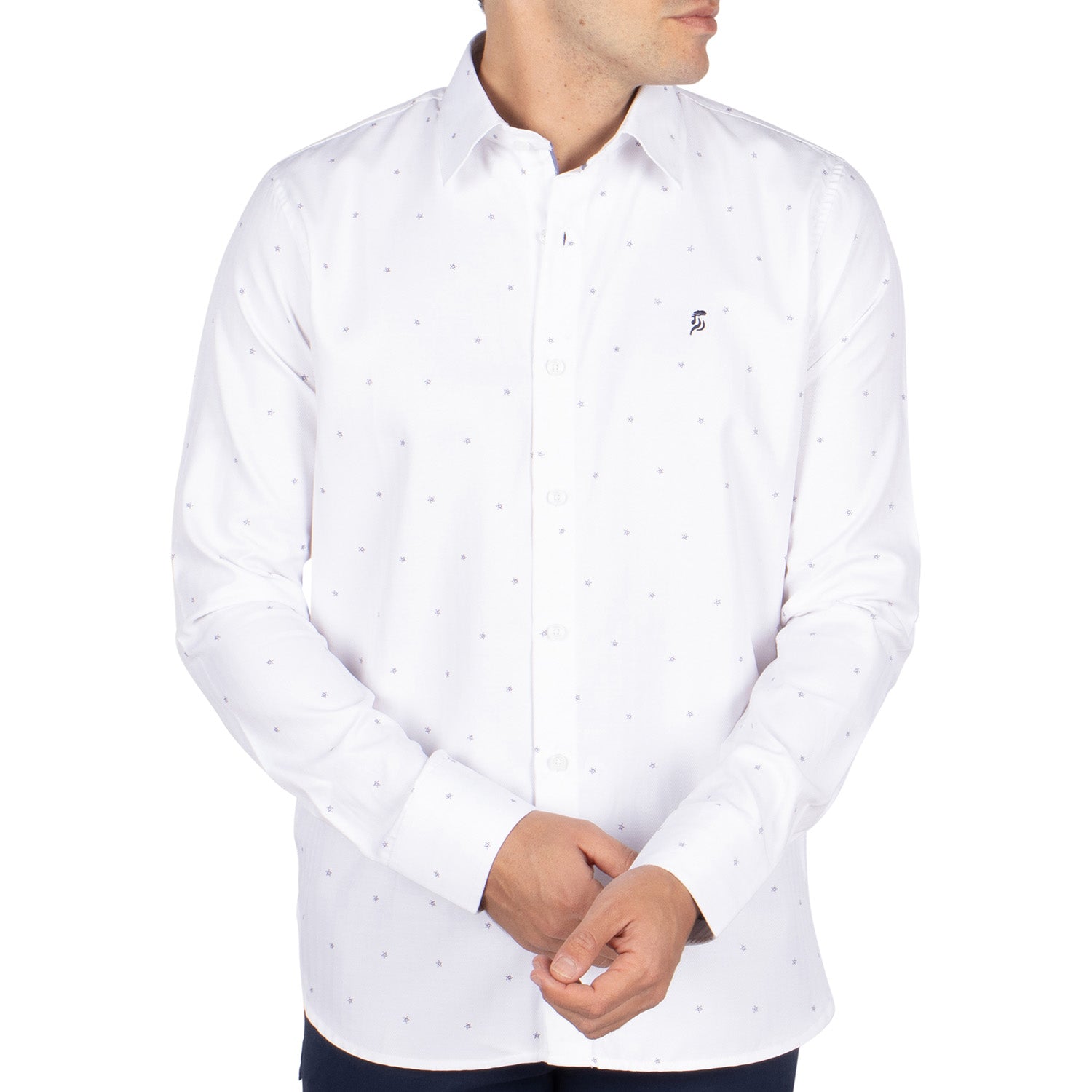 Chemise liberty fleur Blanc - Shilton