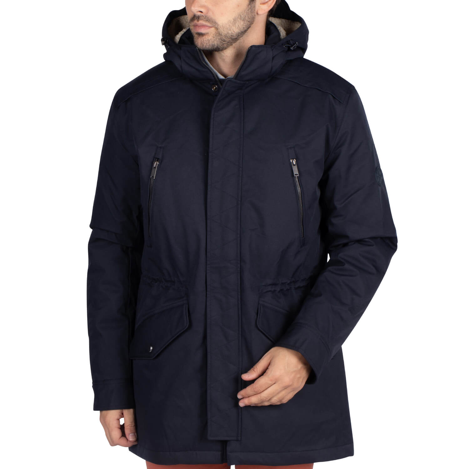 Parka Rooster Patch Navy