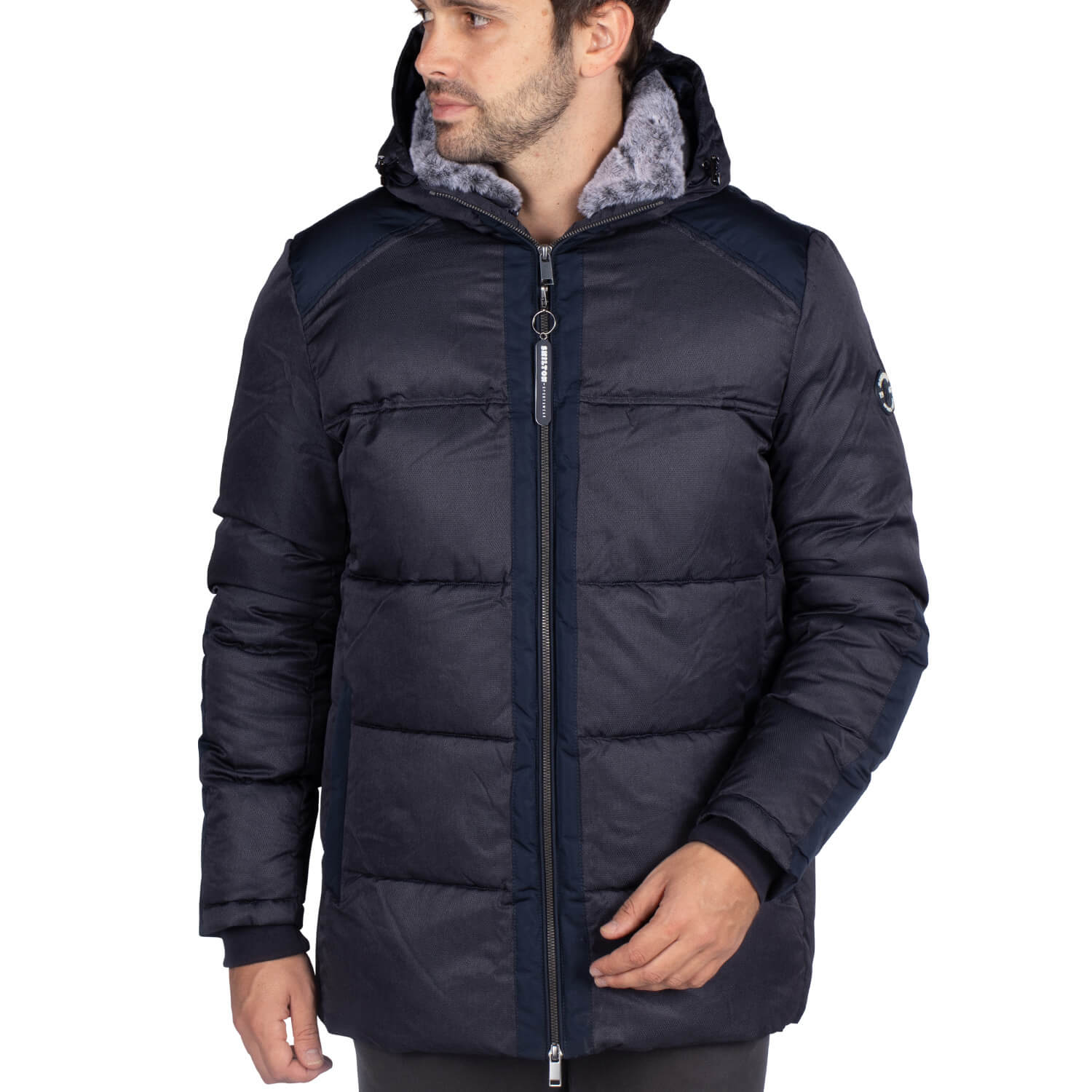 Parka Fourrure Navy