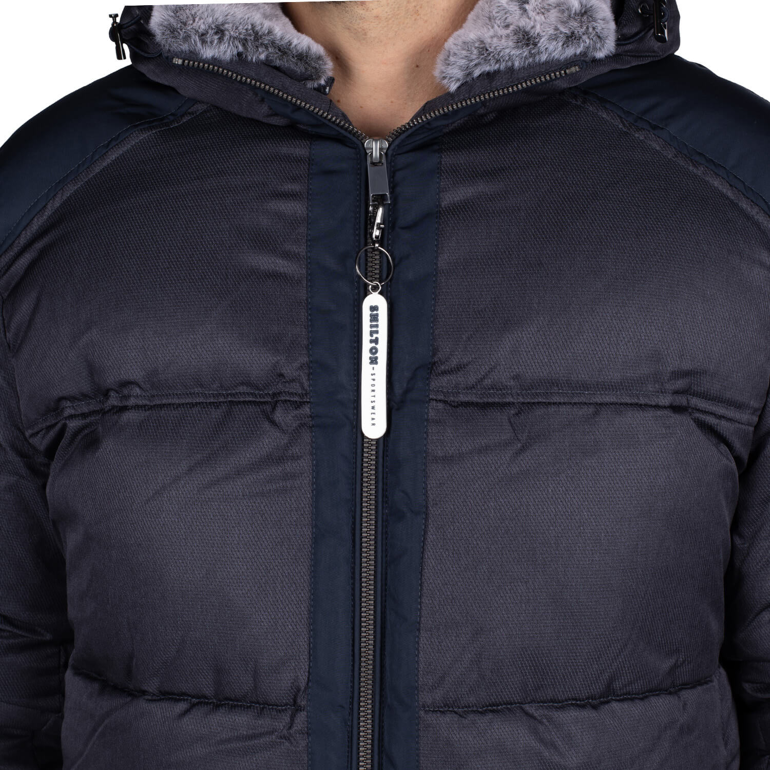 Parka Fourrure Navy