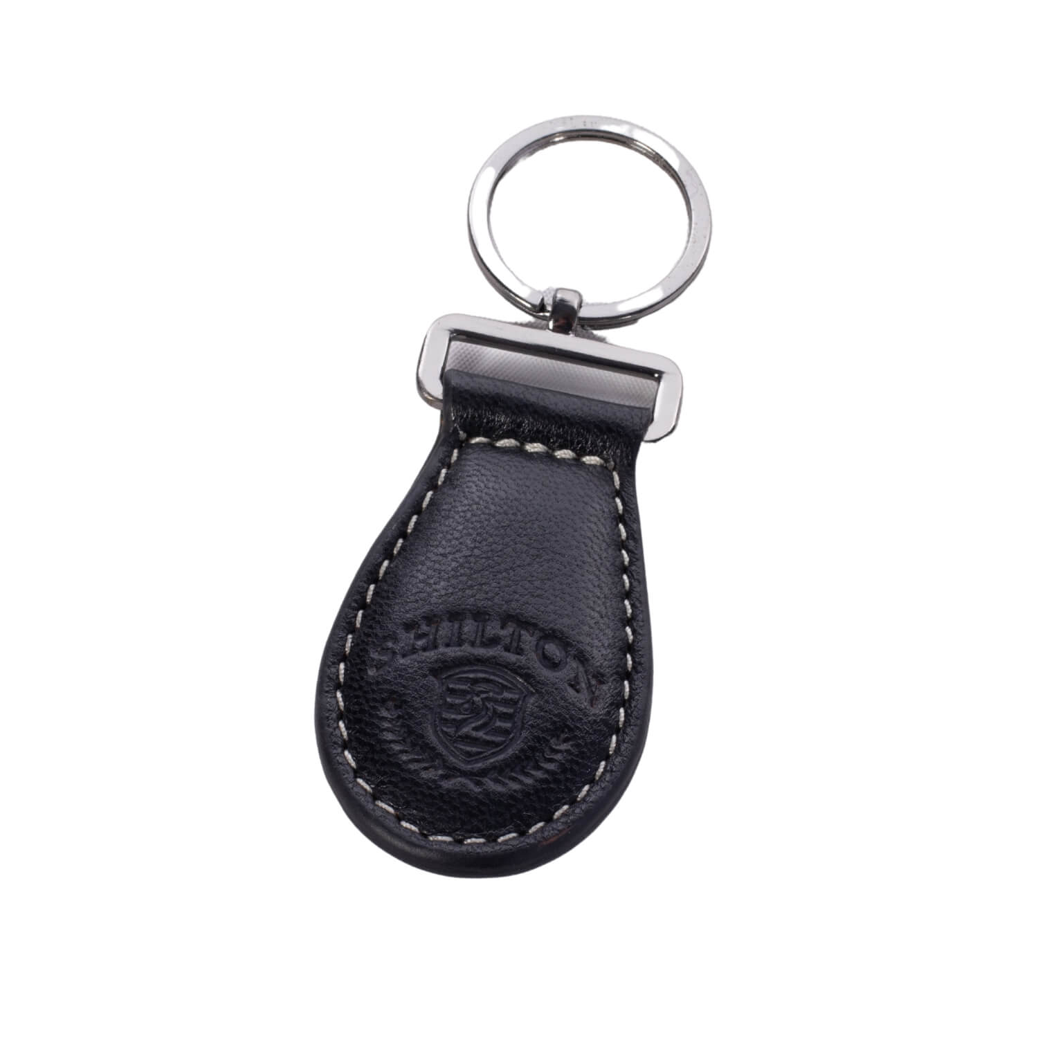 Porte Cles Cuir Noir