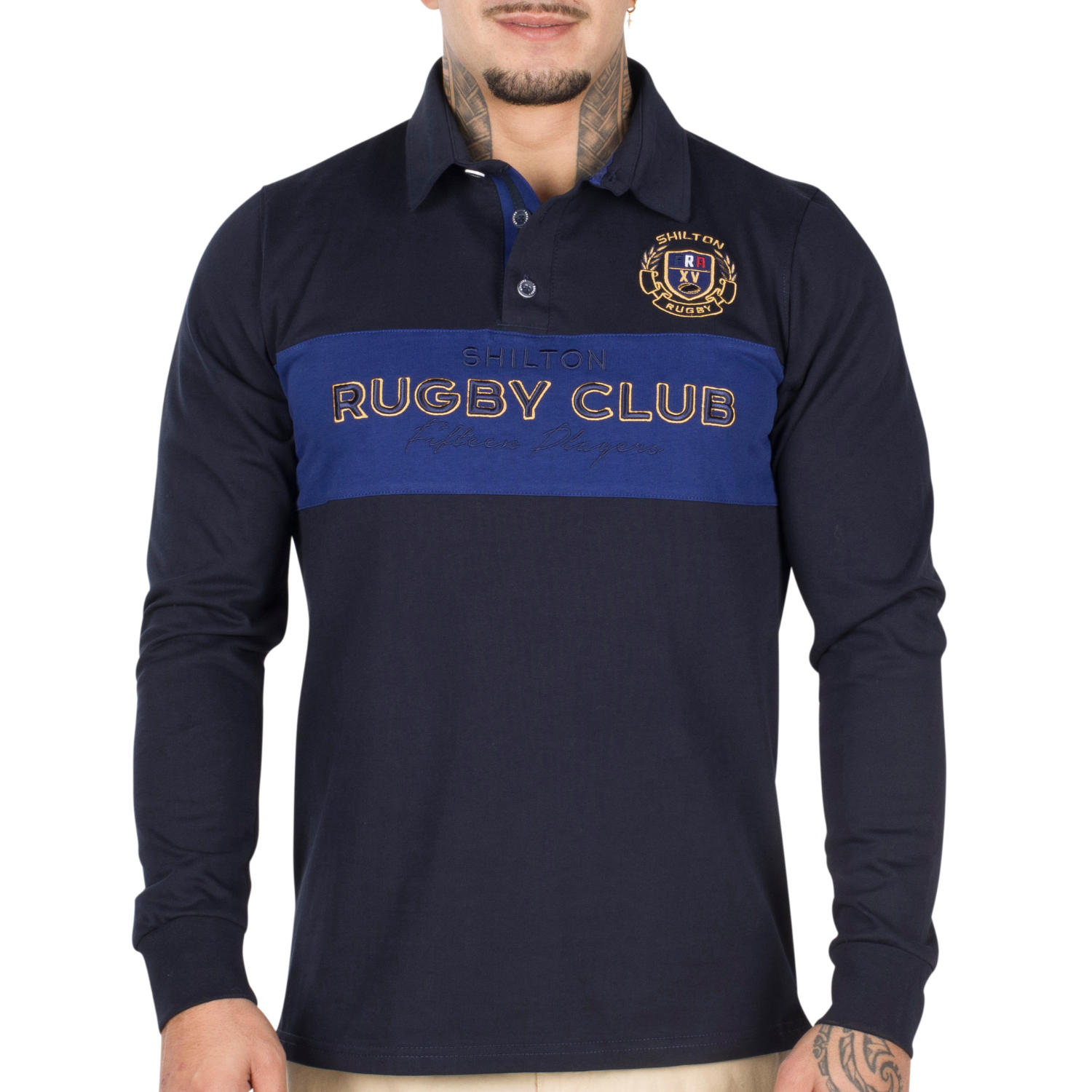 Polo rugby club bicolore