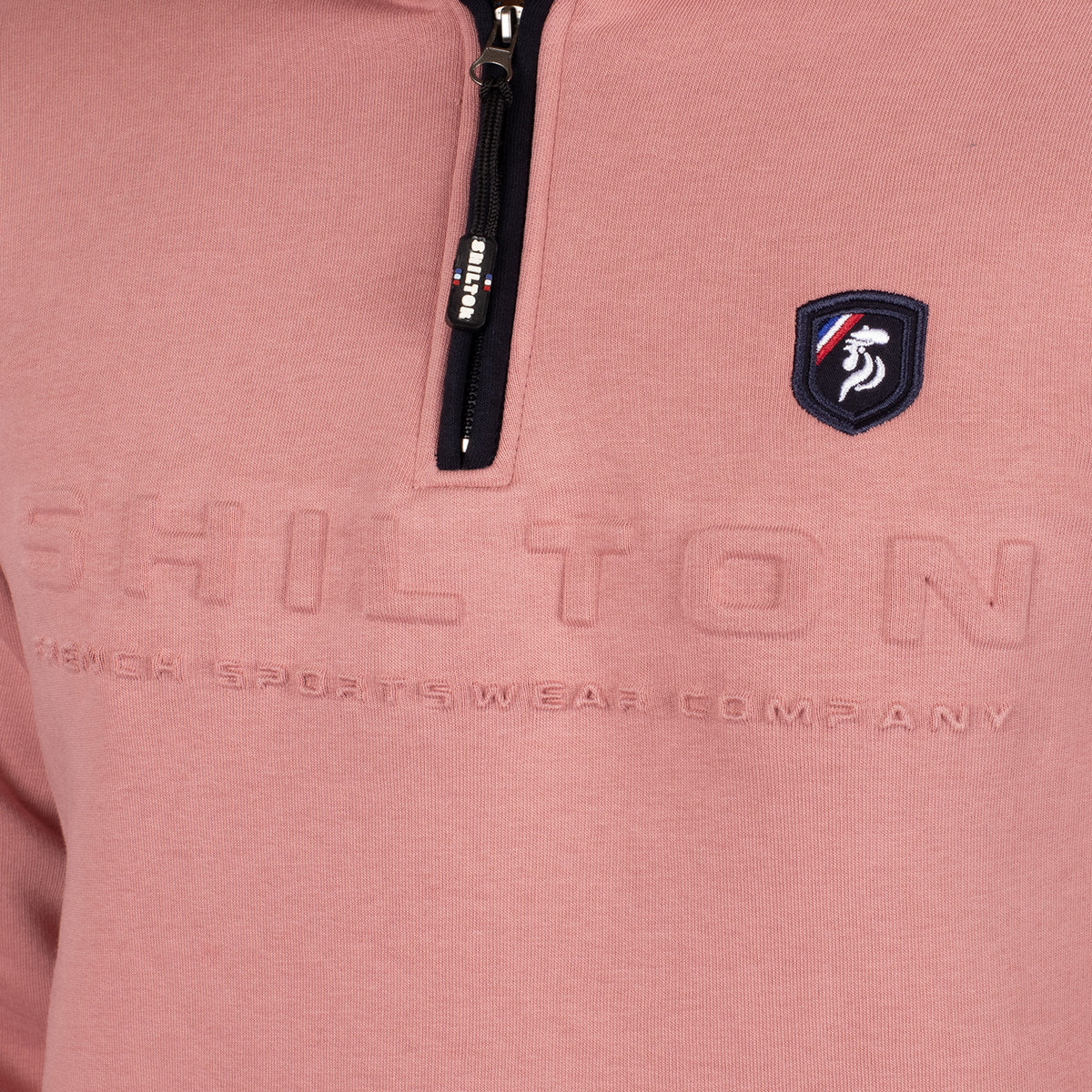 Sweat col zippé rugby XV