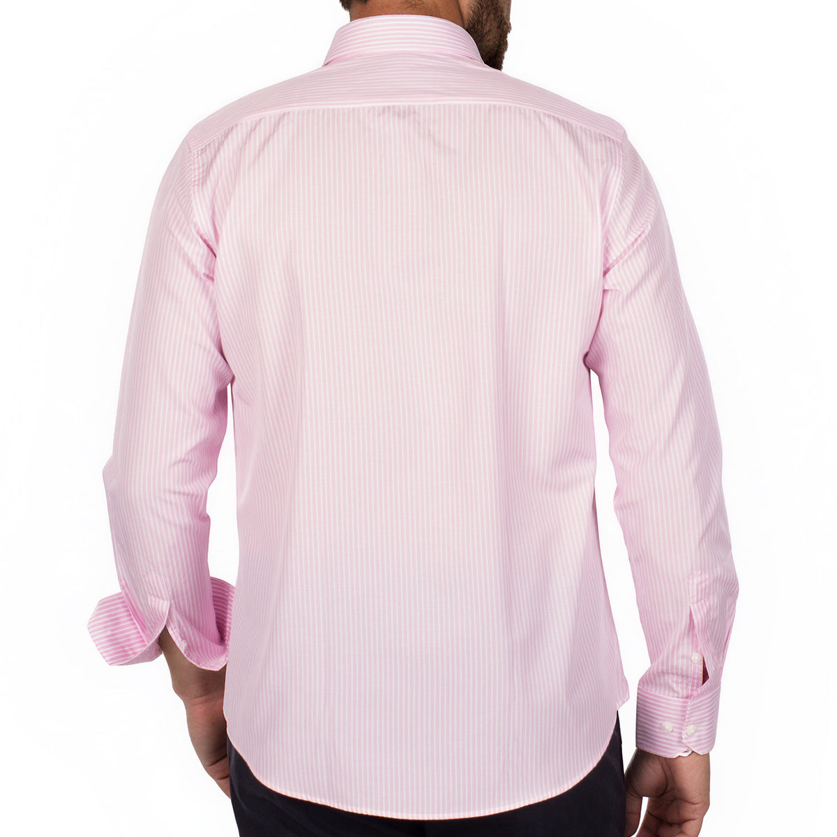 Chemise à rayures argentière
