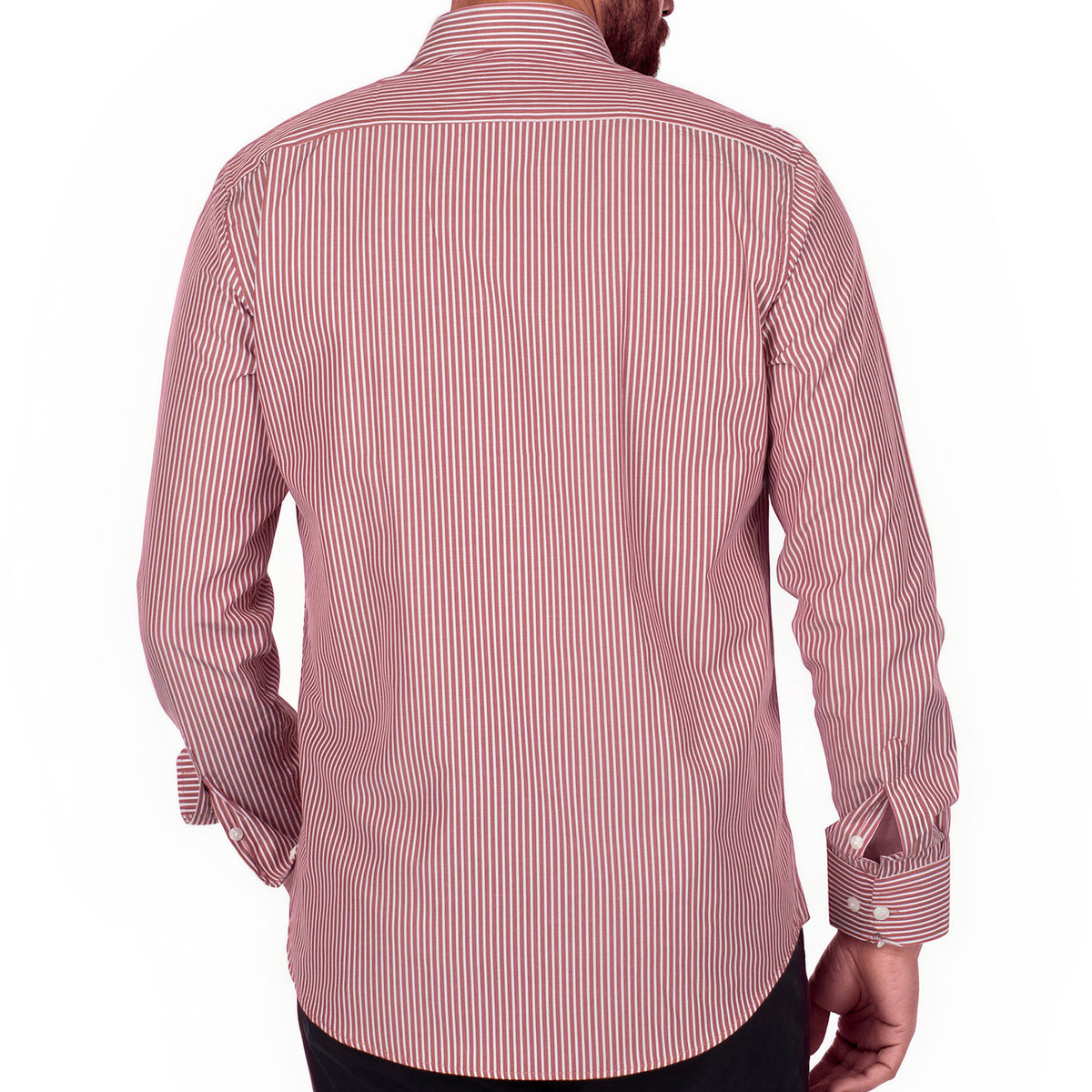 Chemise à rayures argentière