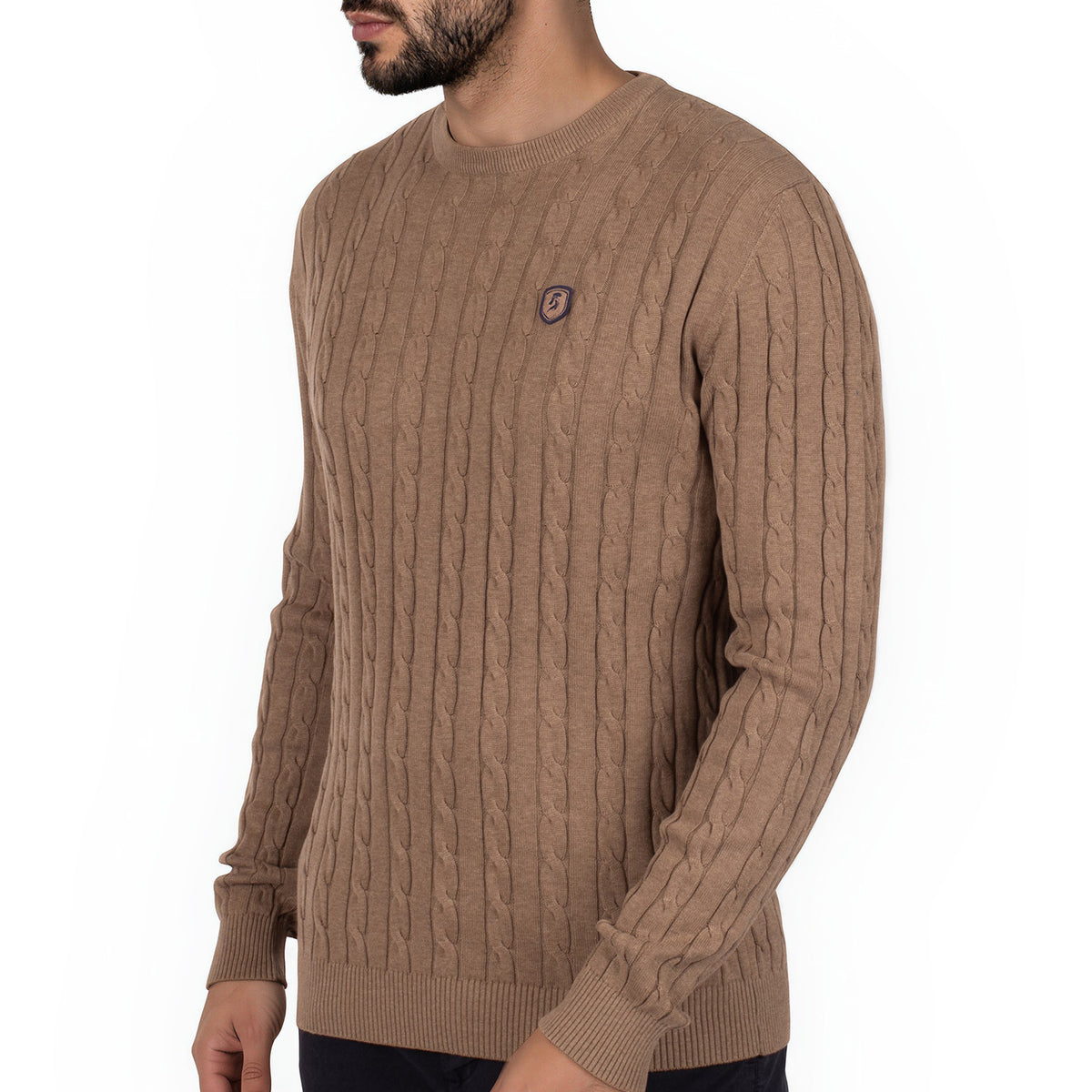 Pull col rond roseg