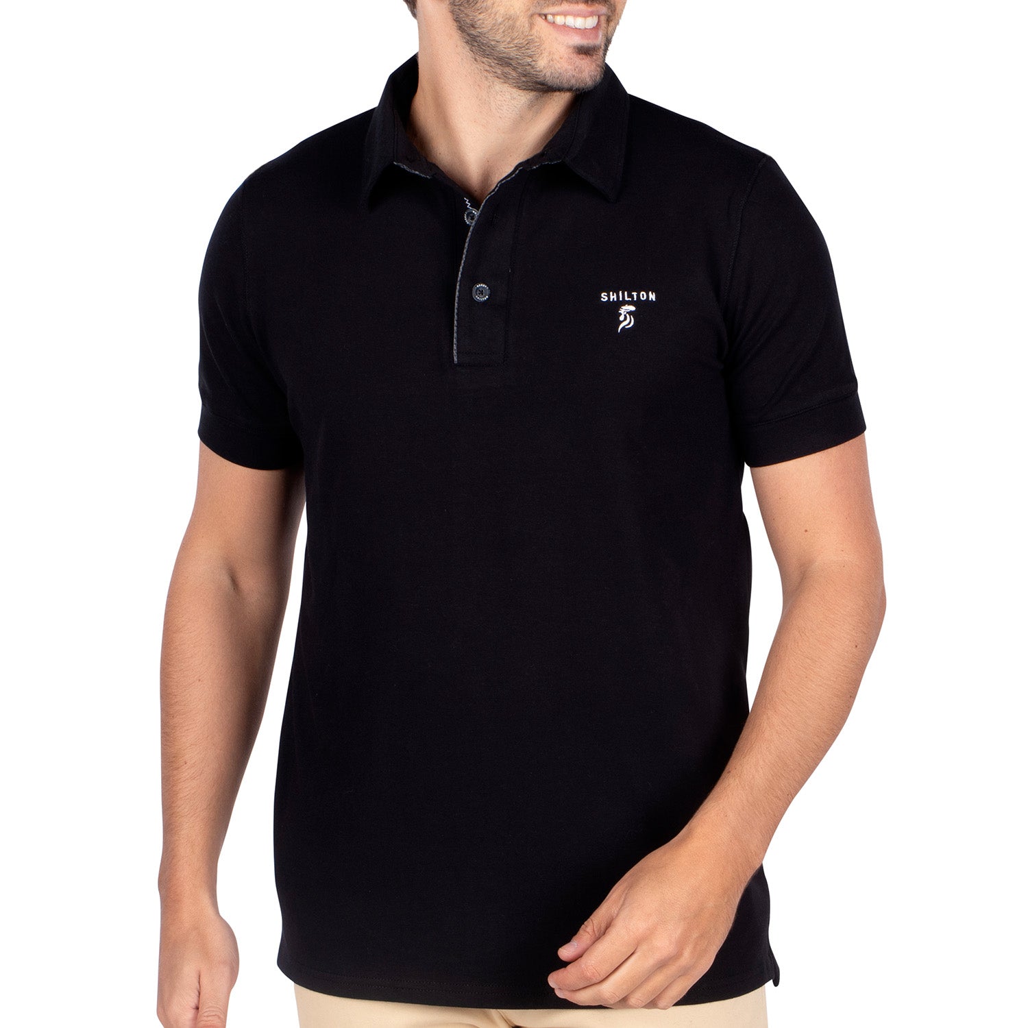 Polo Cote Ymw Club Noir