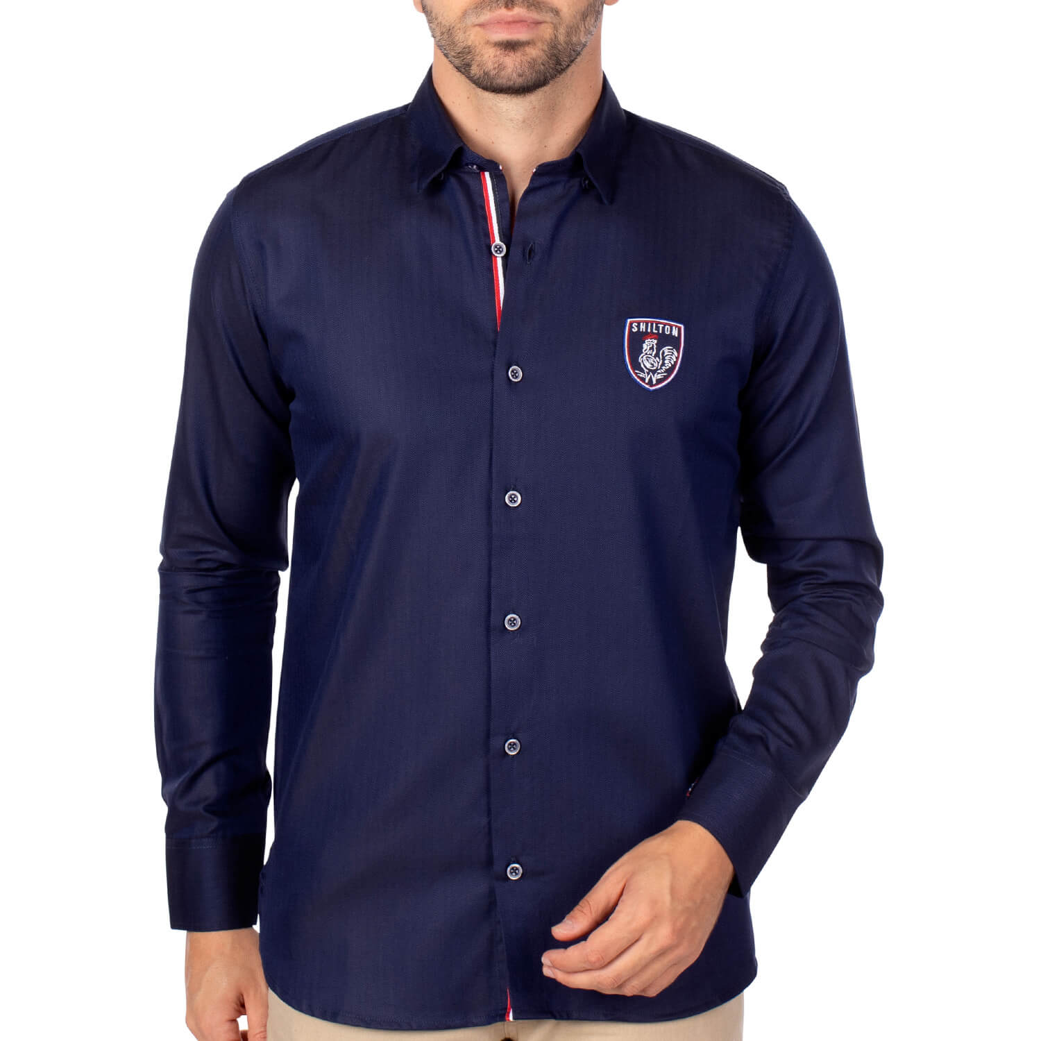 Chemise Ml Club Fra Navy