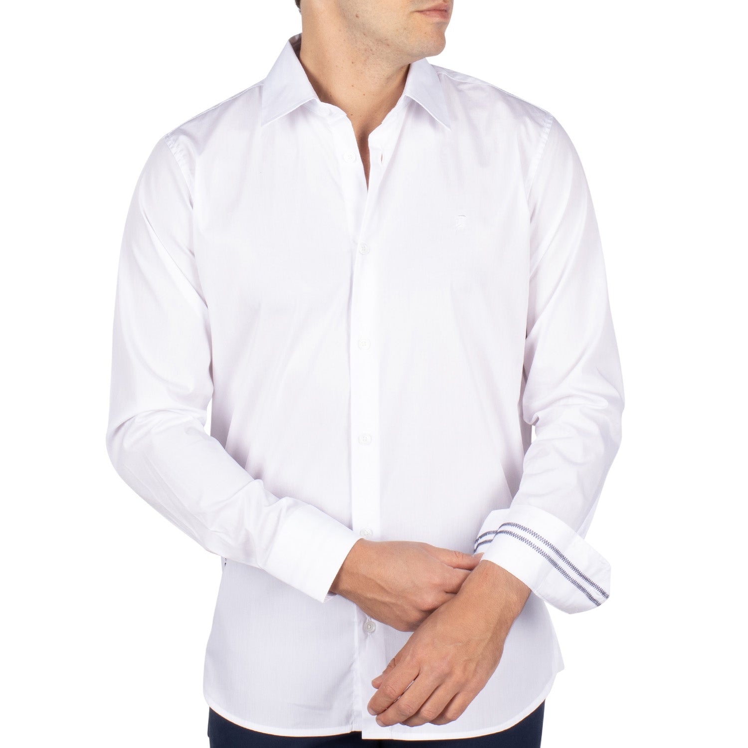 Chemise Ml Lycra Blanc