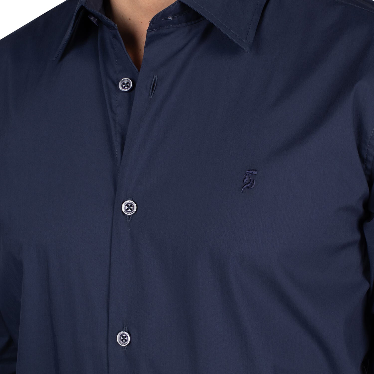 Chemise Ml Lycra Navy