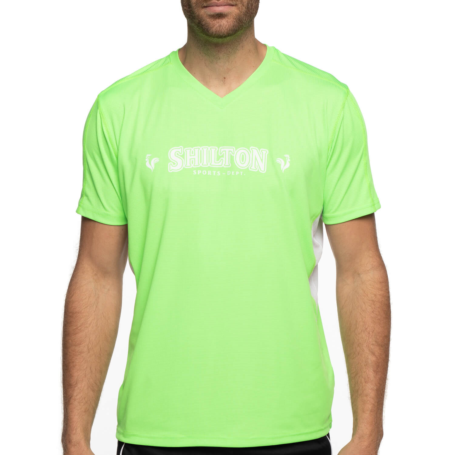 T-shirt sport col v