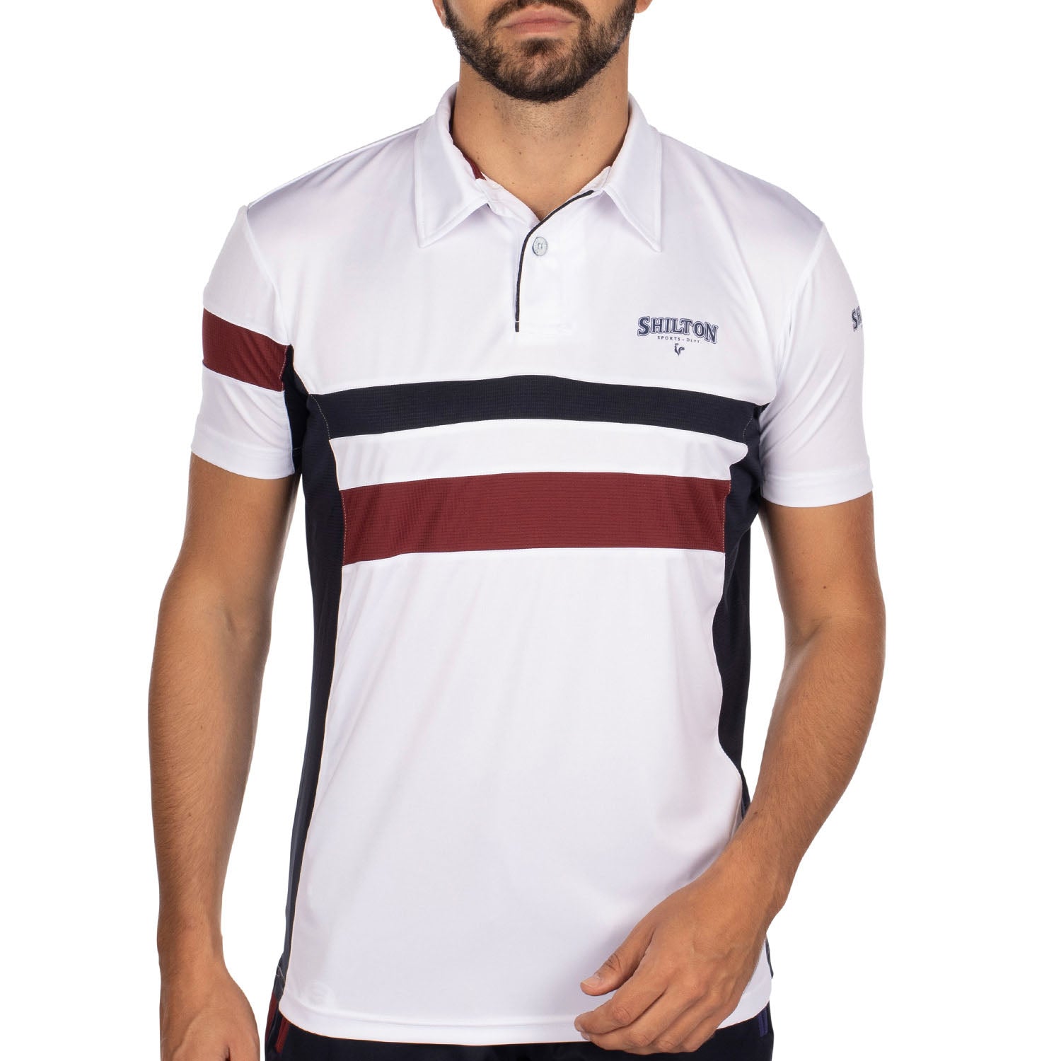Polo de sport tricolore