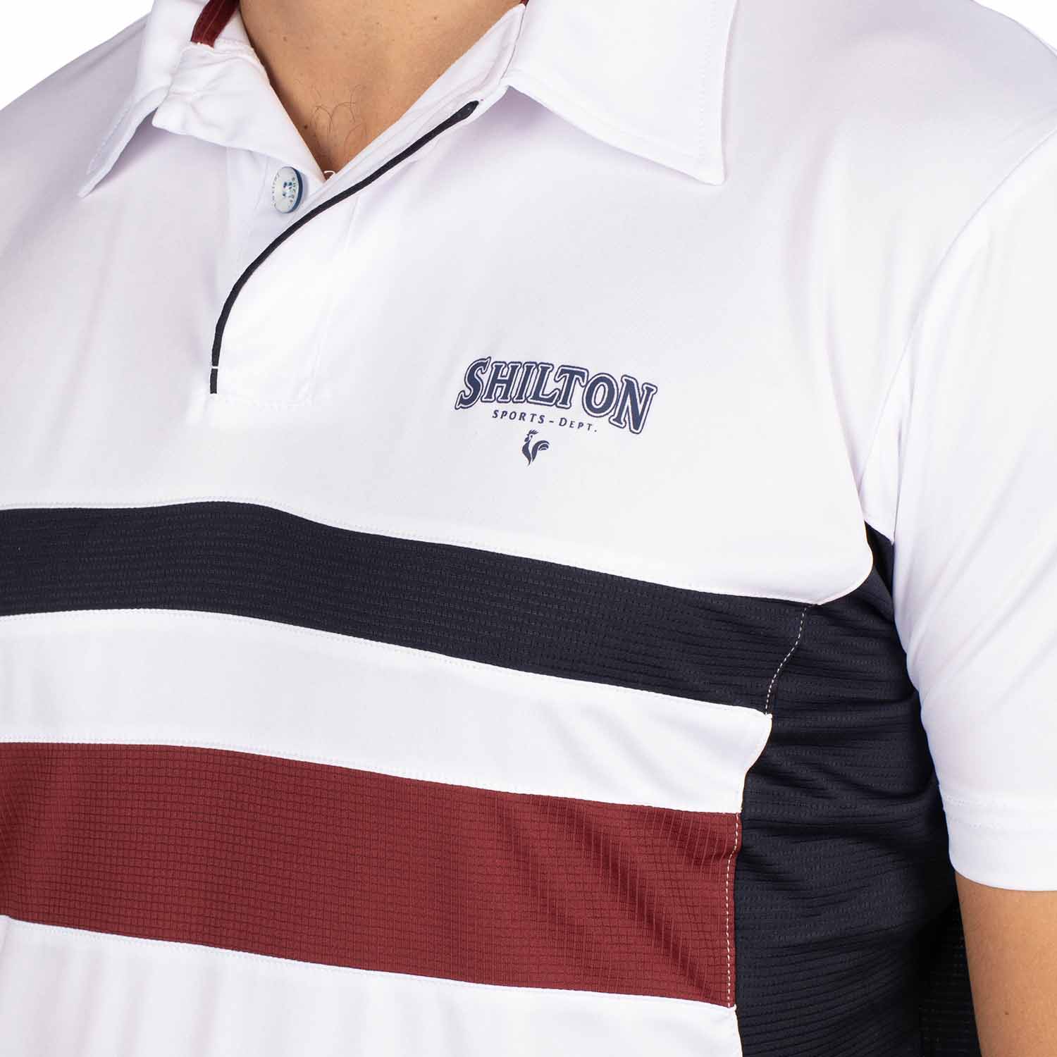 Polo de sport tricolore