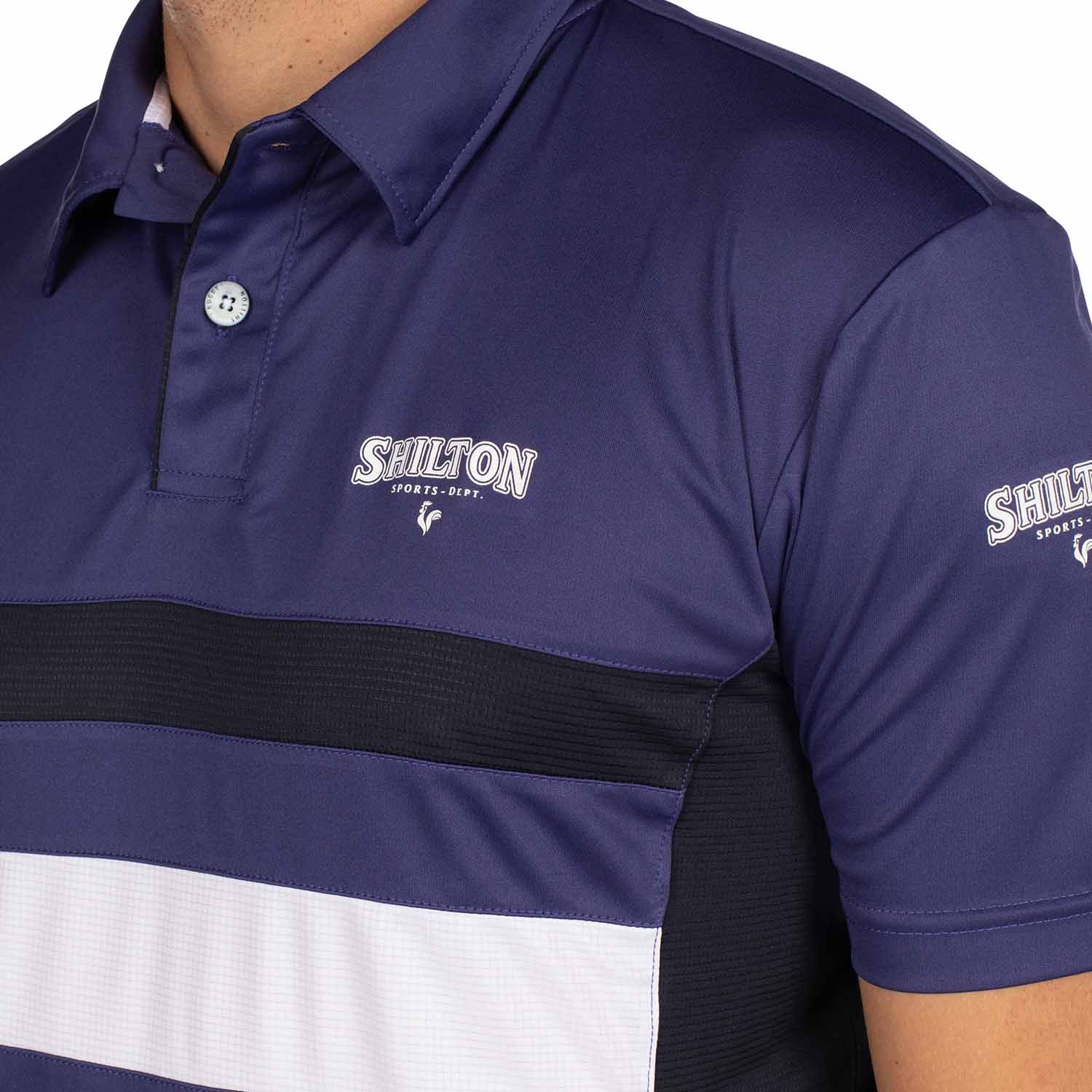 Polo de sport tricolore