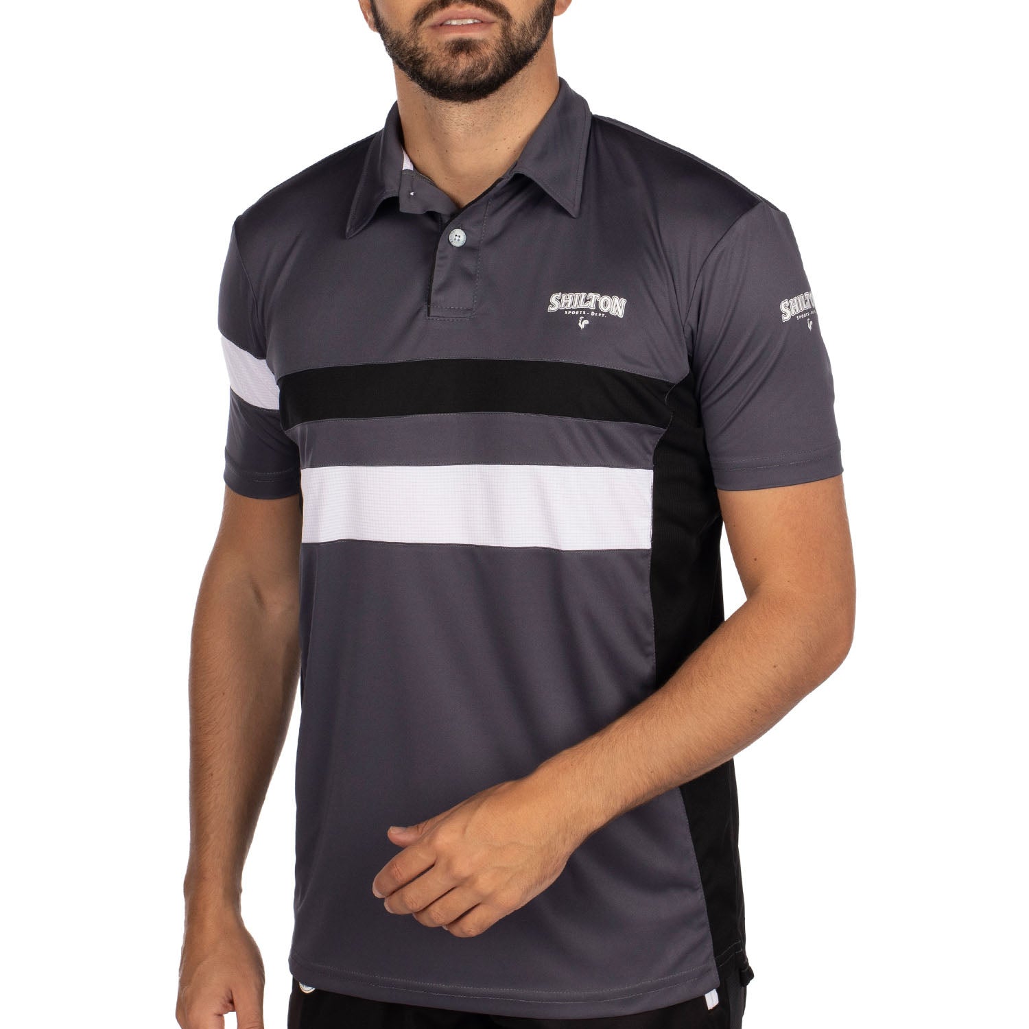 Polo de sport tricolore