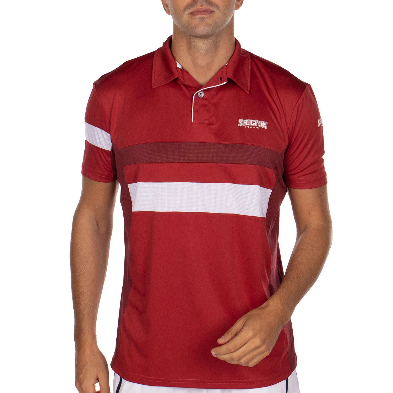 Polo de sport tricolore