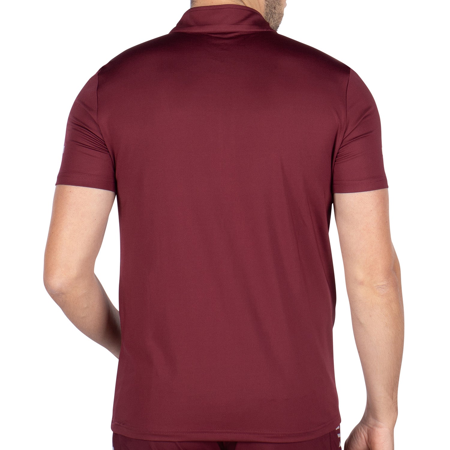 Tshirt Col Cheminee Bordeaux