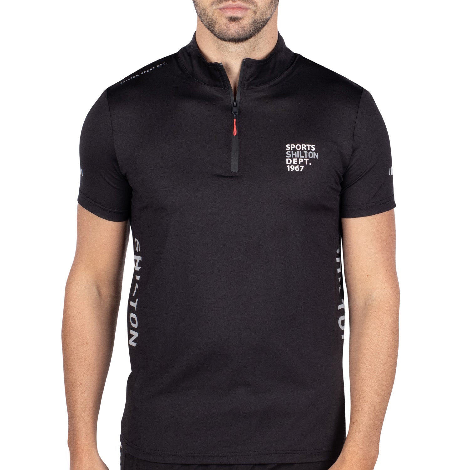 T-shirt sports dept Noir - Shilton