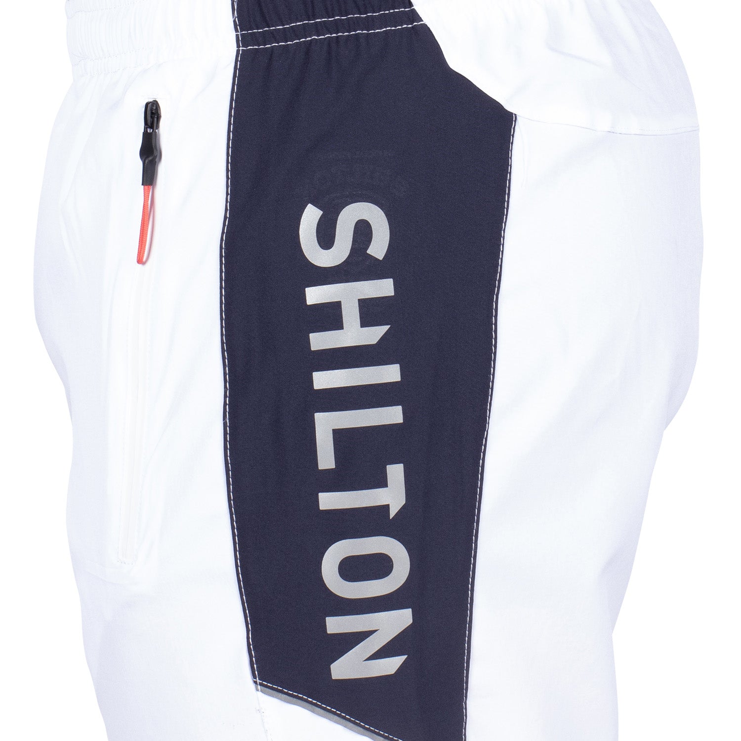 Short De Sport Tech Bicolor Blanc