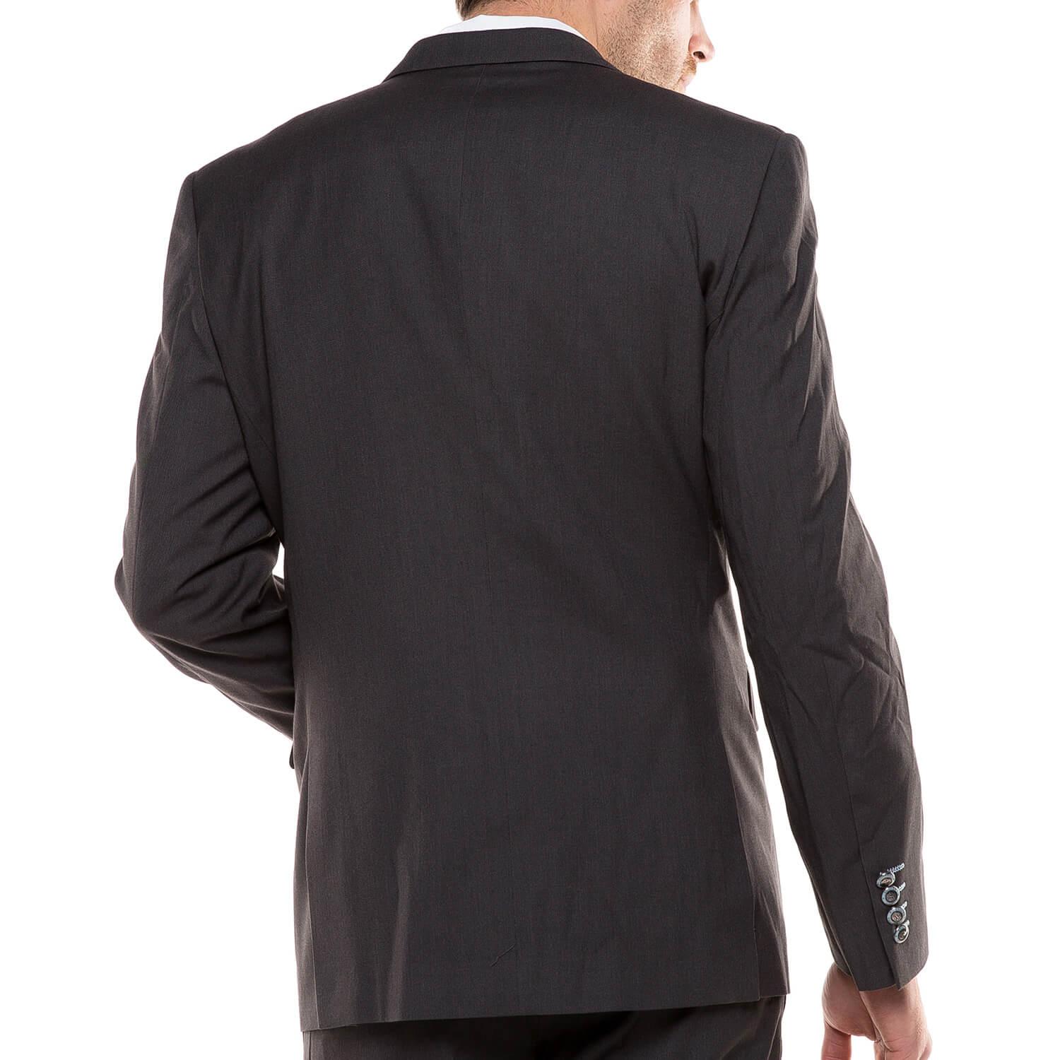 Anthracite Grey City blazer jacket - back view - Shilton