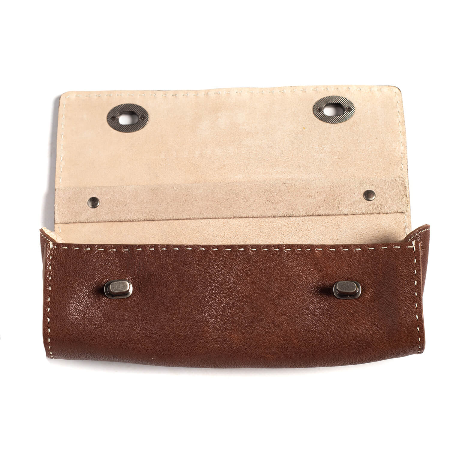 Leather pétanque bag