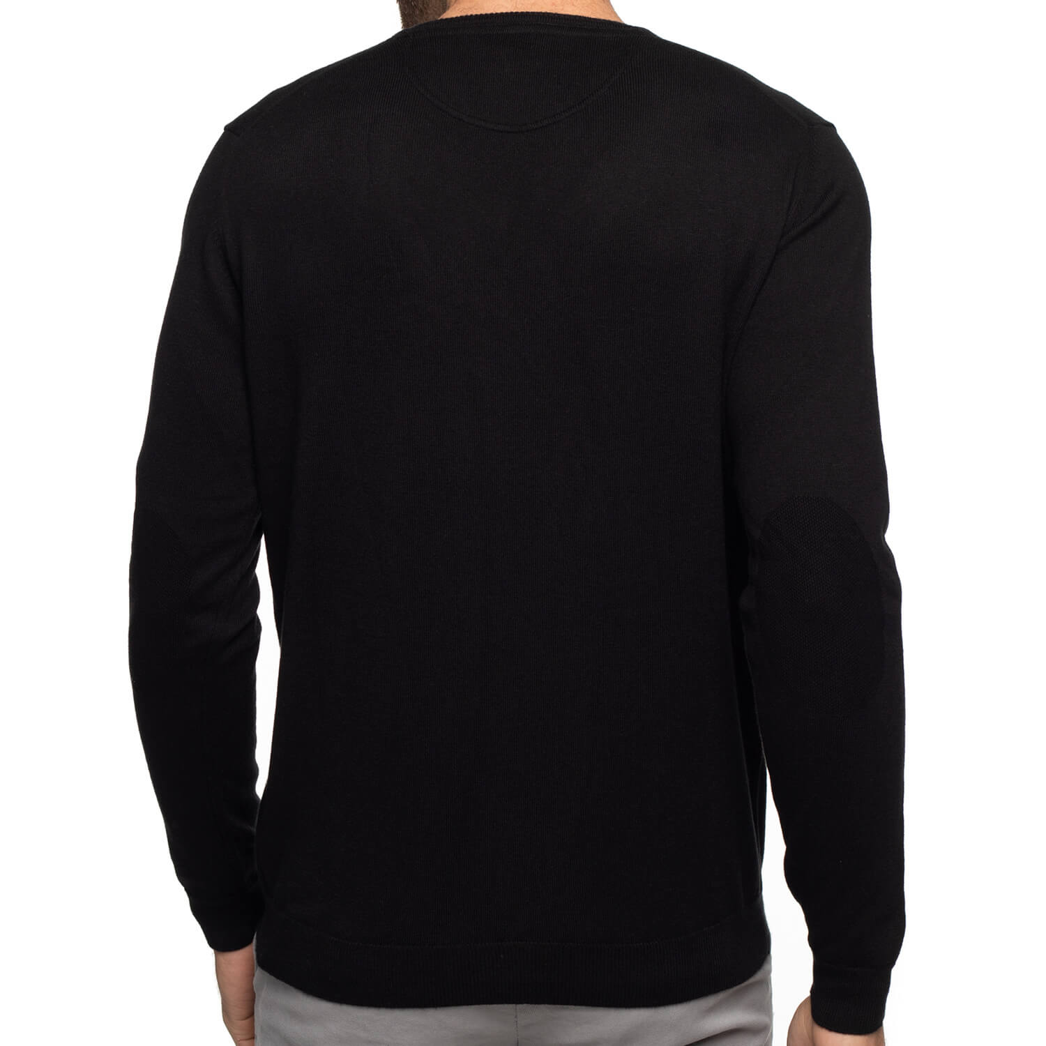 Cashmere cotton v-neck sweater