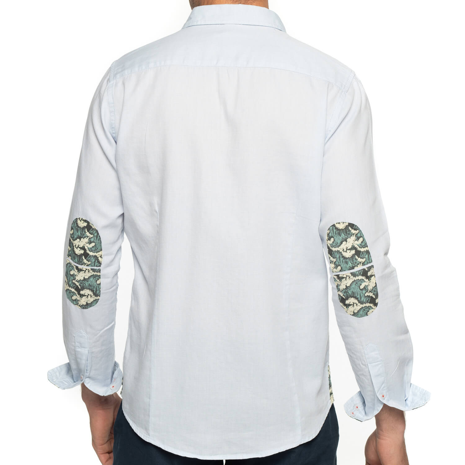 Lightweight Ciel waves shirt - back view - Shilton