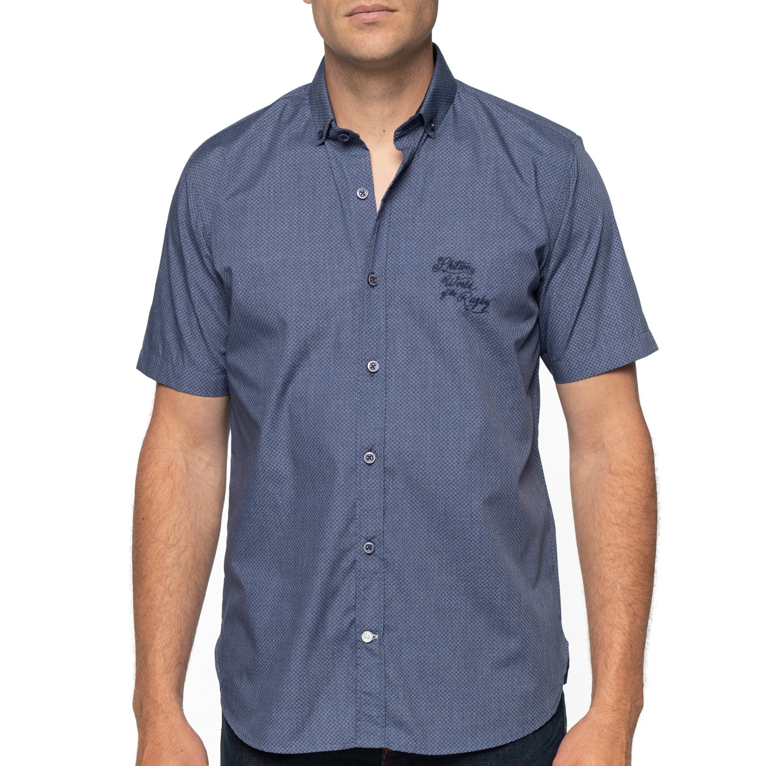Navy world rugby shirt - Shilton