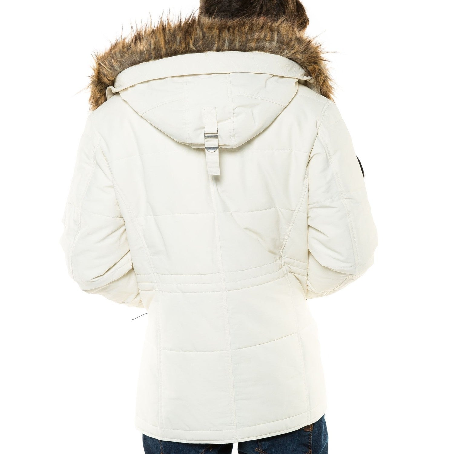 Mountain Ecru Parka - back view - Shilton