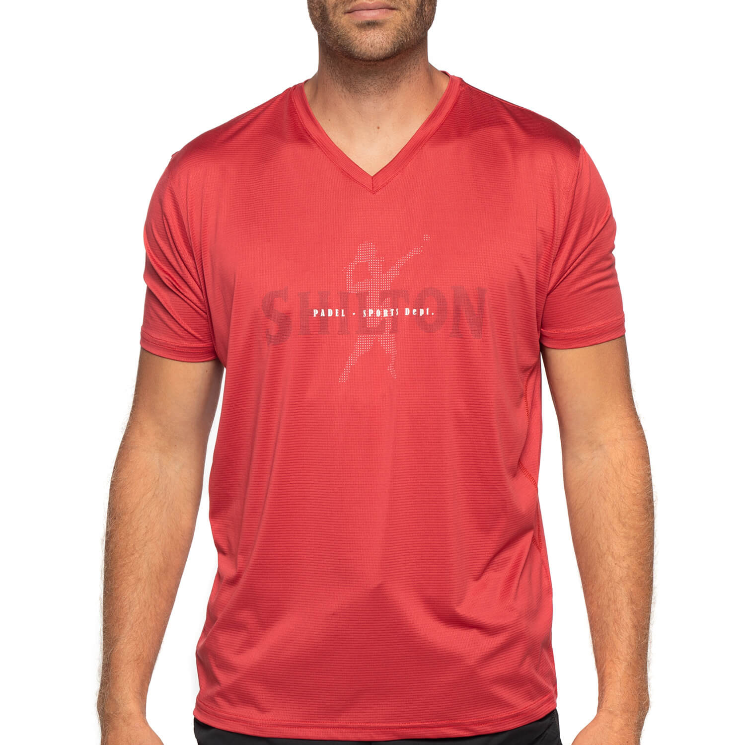 Padel players T-shirt Red - Shilton