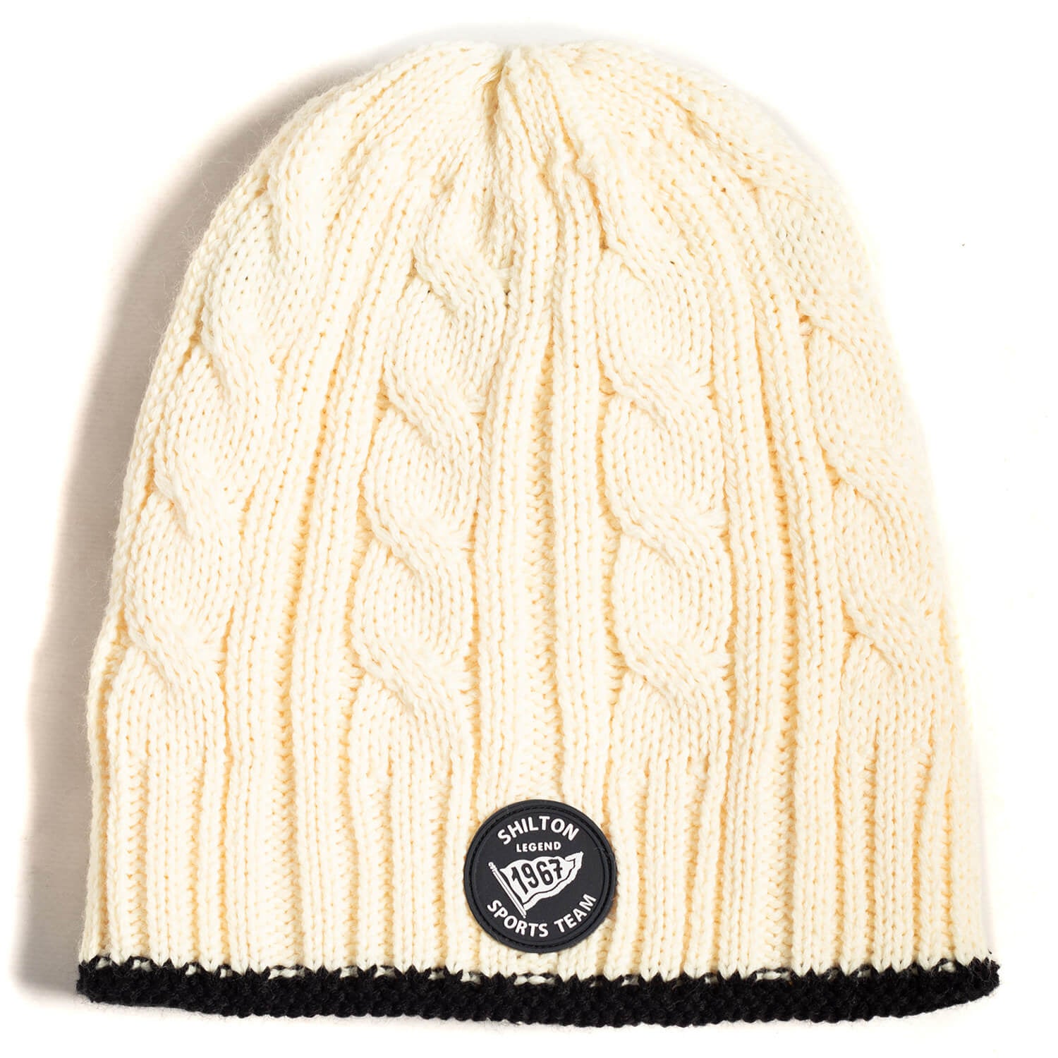 Ecru Twisted Beanie - Shilton