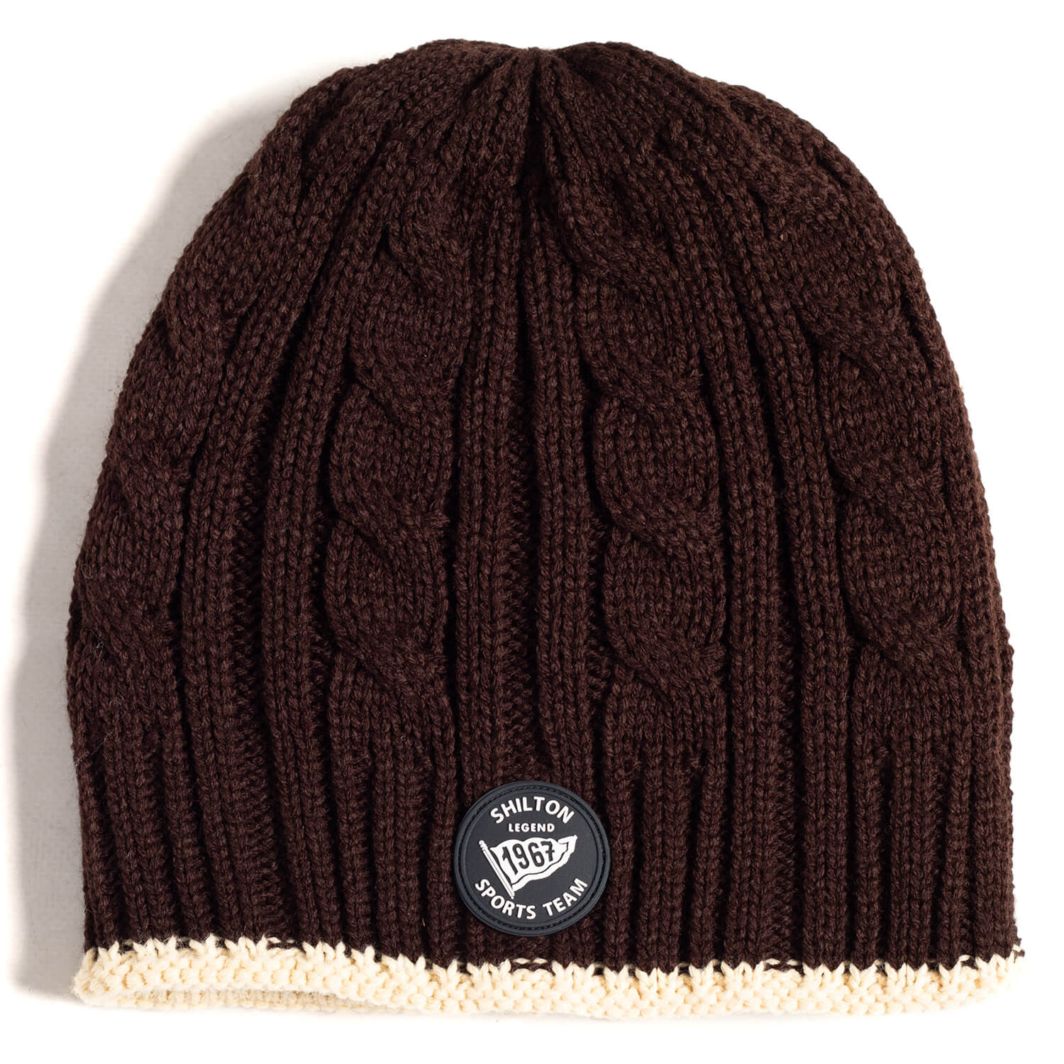 Brown Twisted Beanie - Shilton