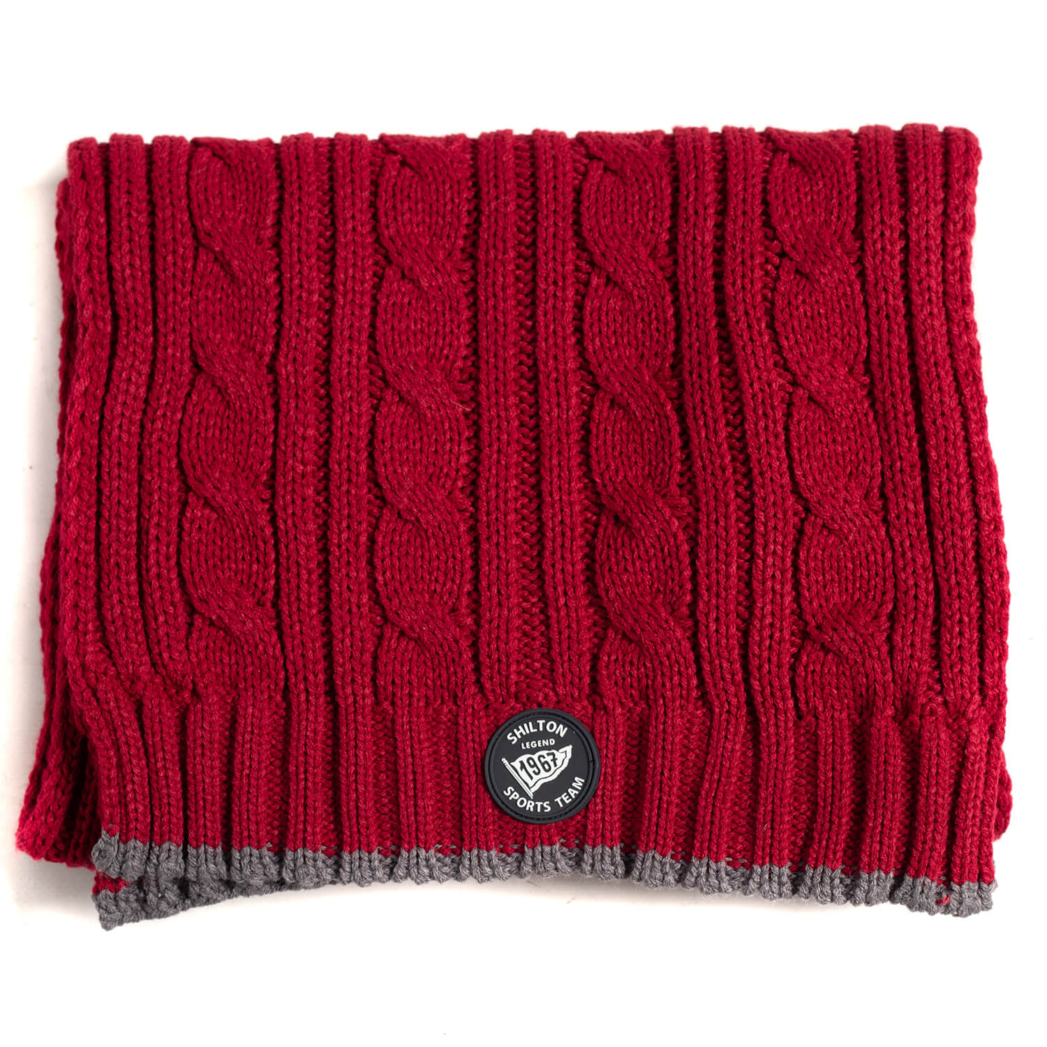 Bordeaux Cable Scarf - Shilton