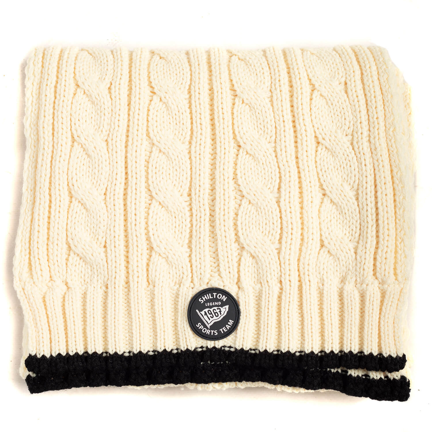 Ecru Cable Scarf - Shilton