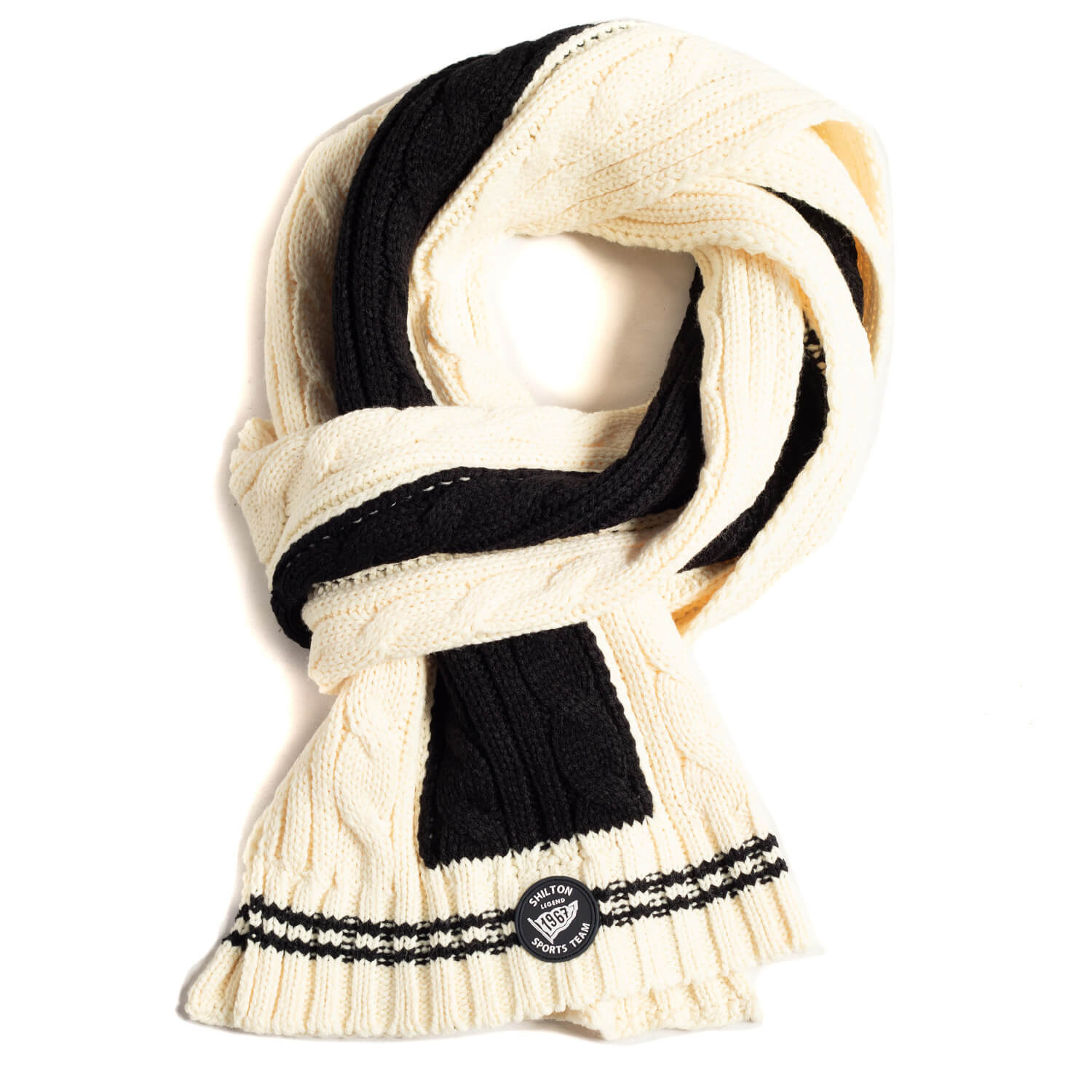 Two-tone scarf